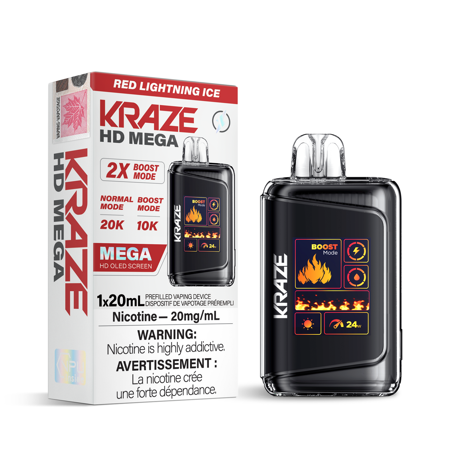 Kraze HD Mega 20K Puffs