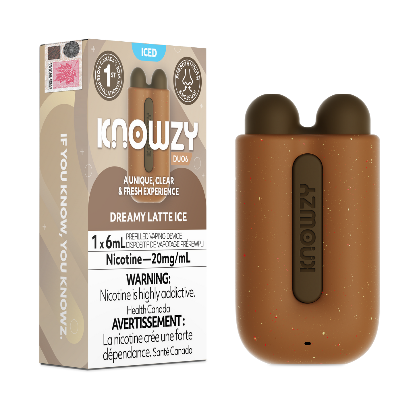 KNOWZY DUO6- NOSE INHALATION DEVICE