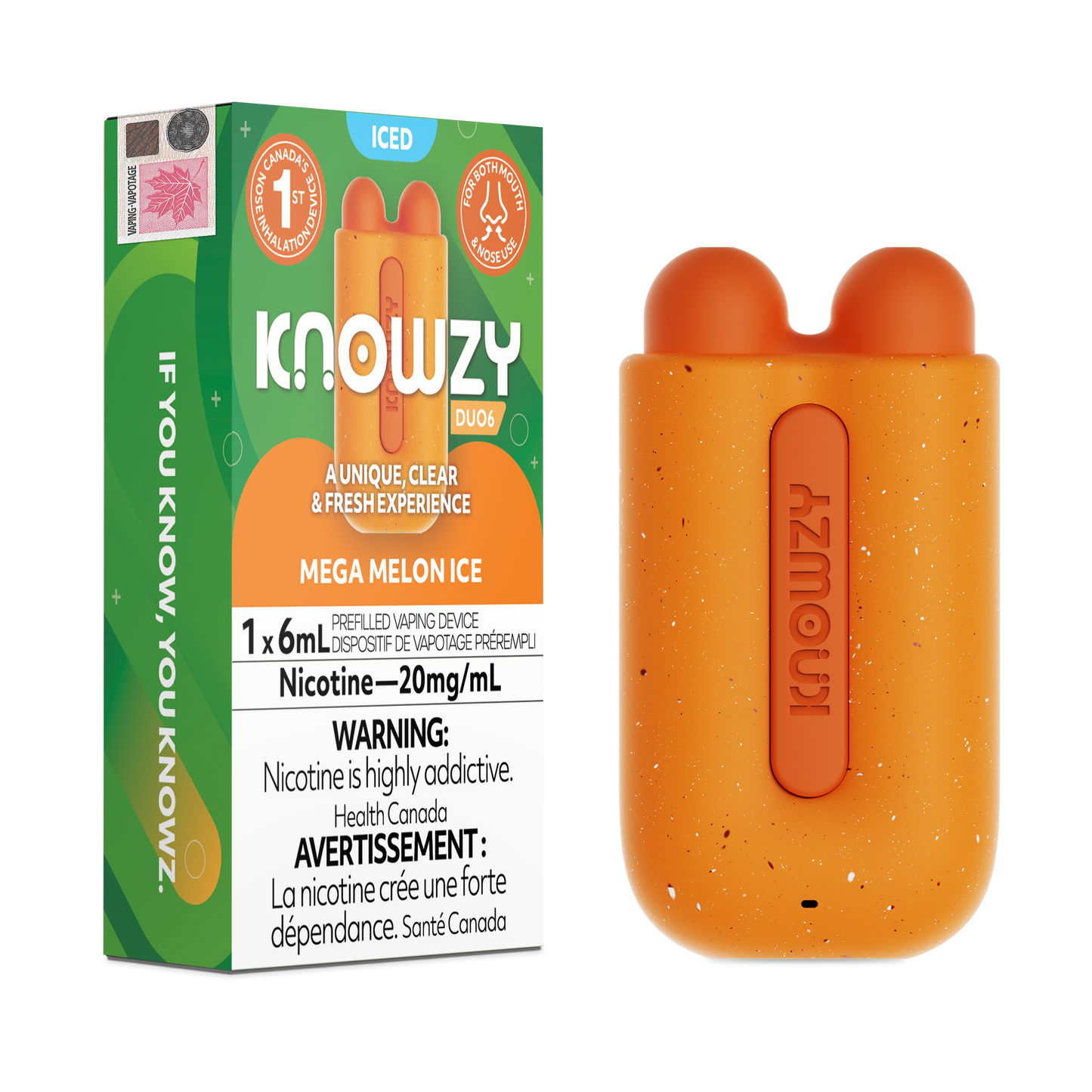 KNOWZY DUO6- NOSE INHALATION DEVICE