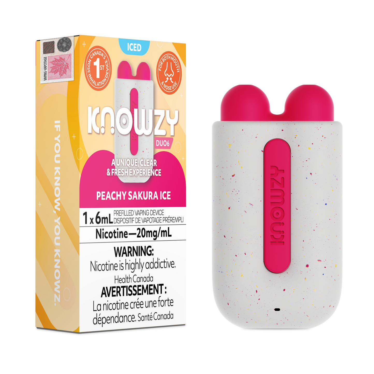 KNOWZY DUO6- NOSE INHALATION DEVICE