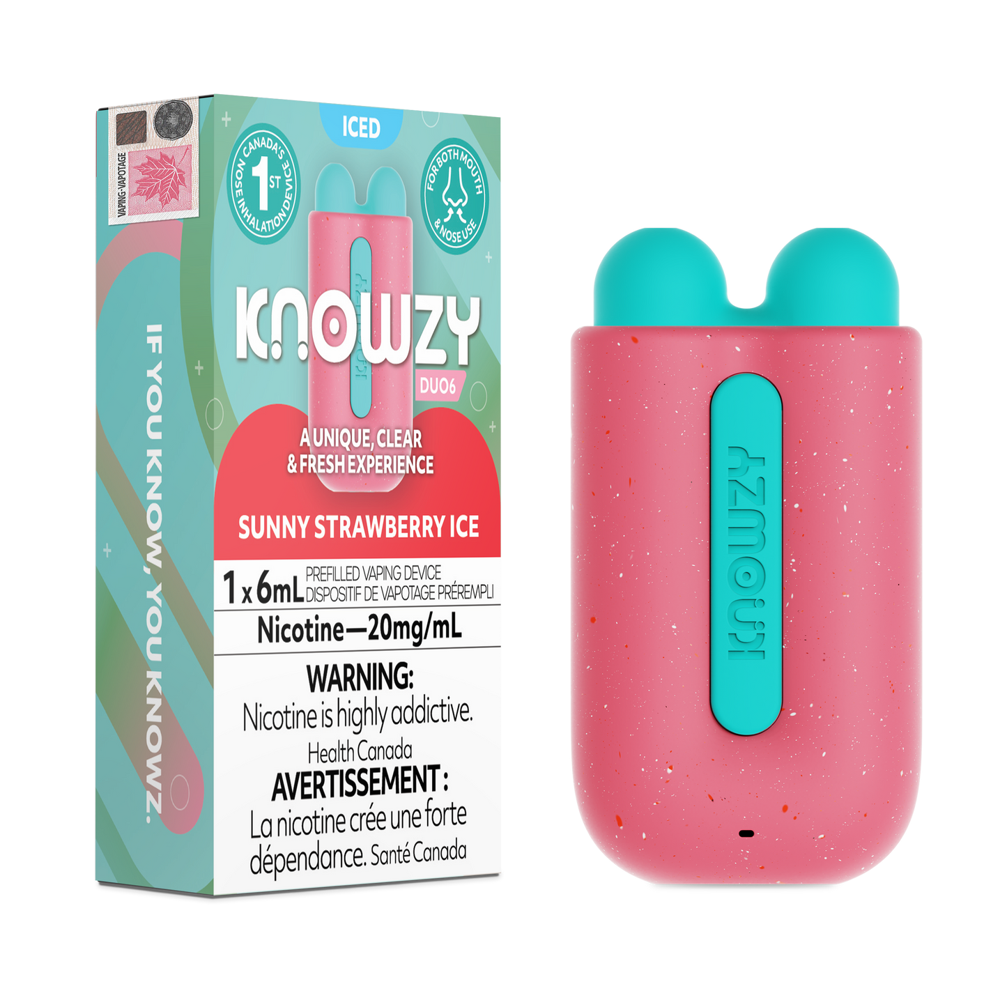 KNOWZY DUO6- NOSE INHALATION DEVICE