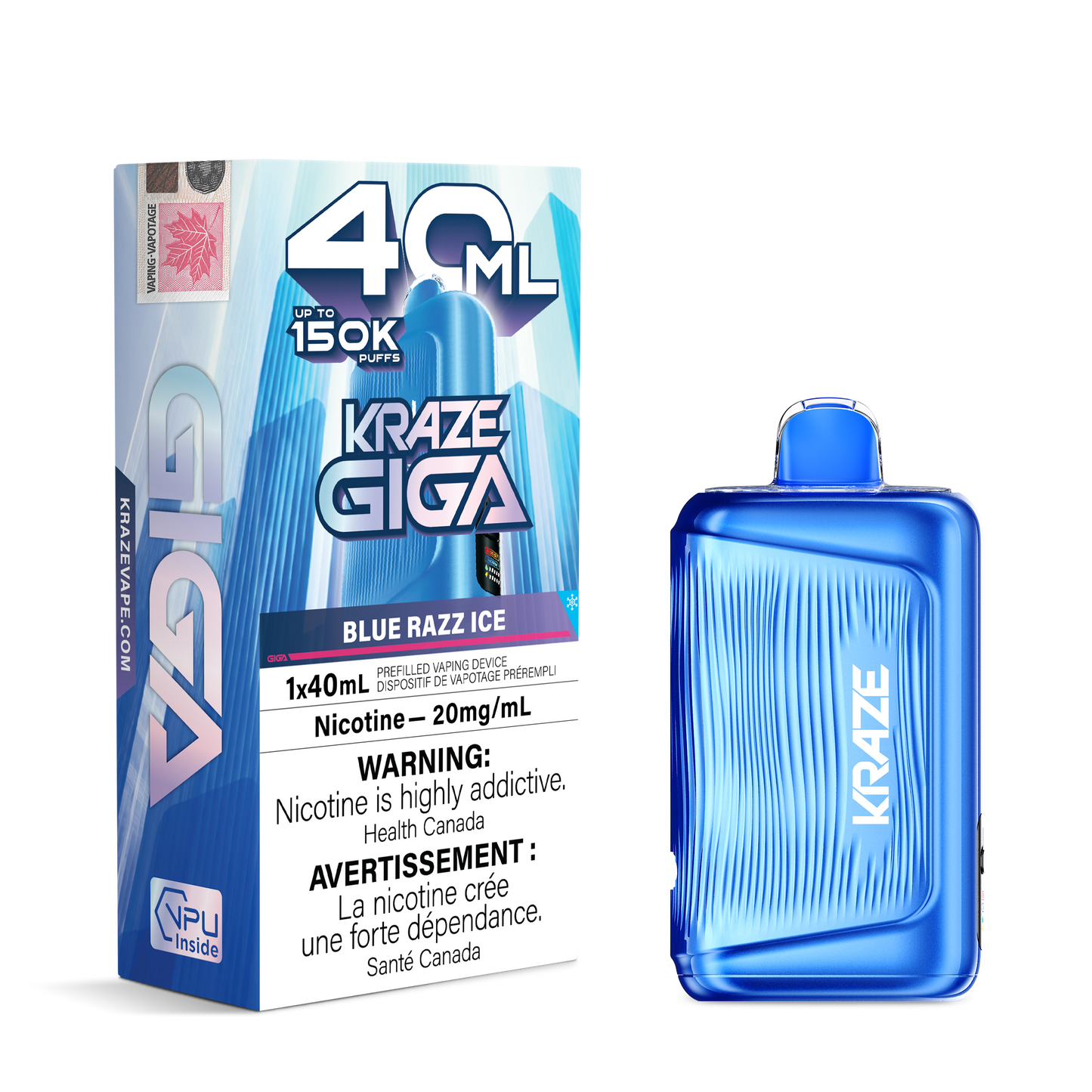KRAZE GIGA 150K PUFFS (40ML) (AB)