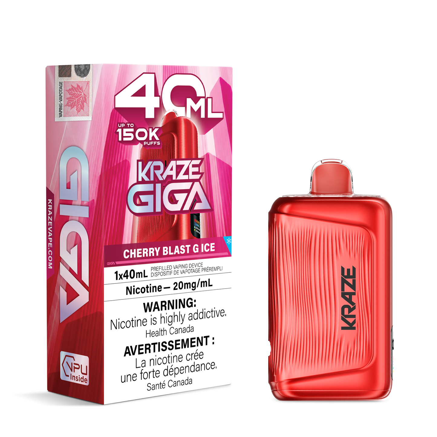 KRAZE GIGA 150K PUFFS (40ML) (AB)