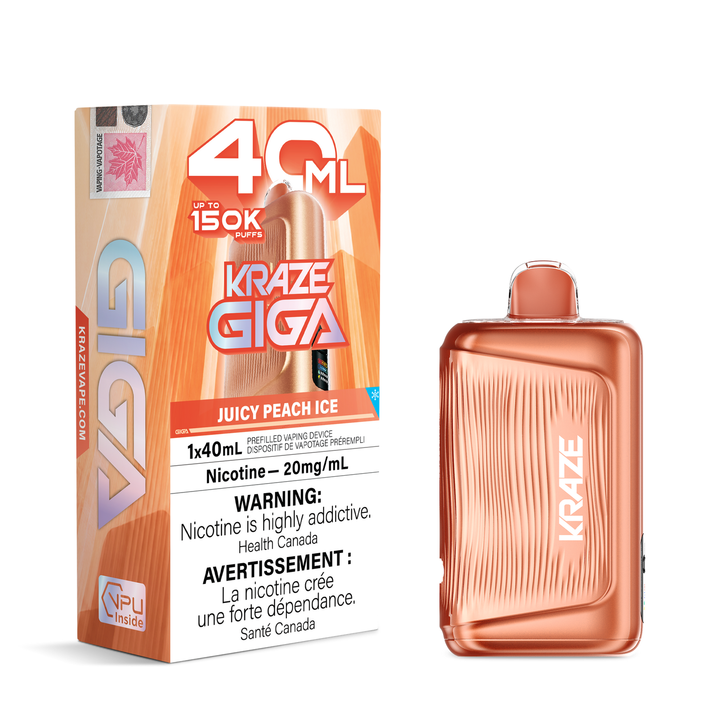 KRAZE GIGA 150K PUFFS (40ML) (AB)