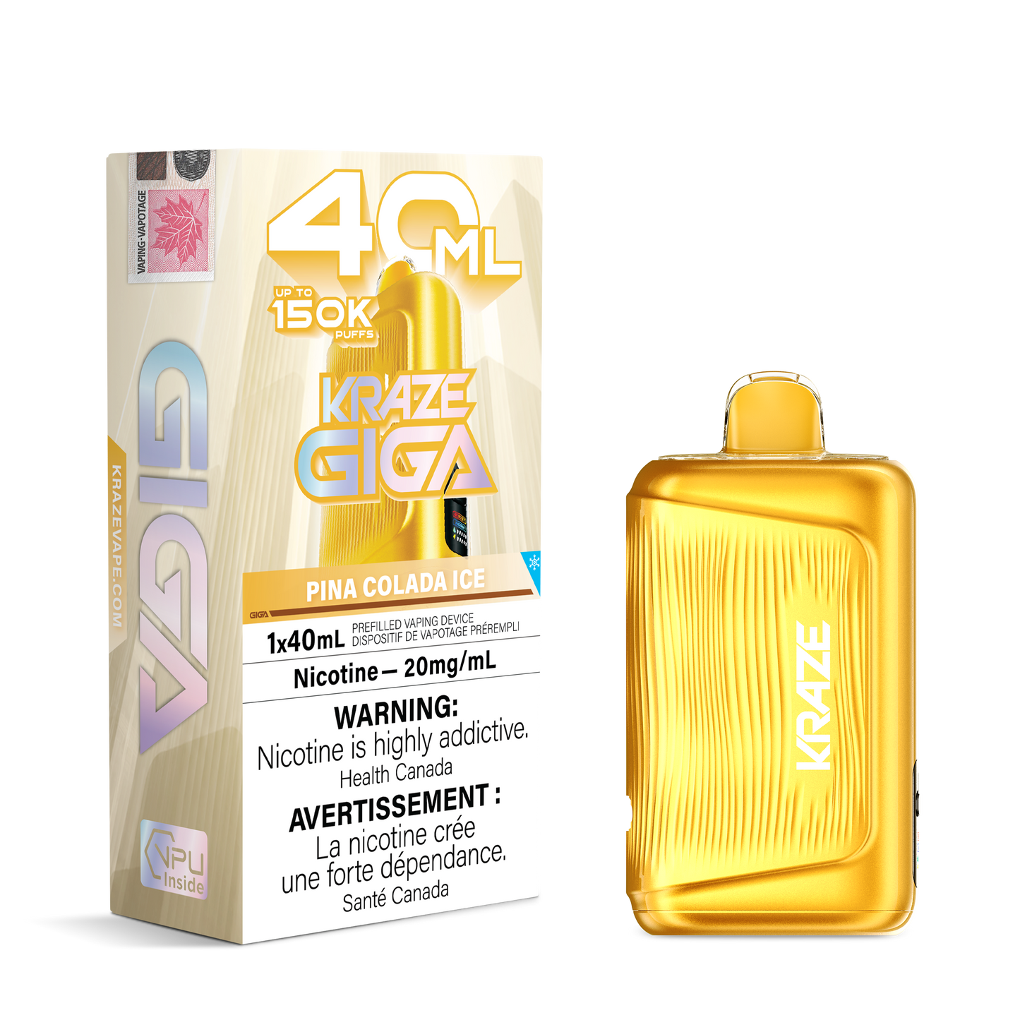 KRAZE GIGA 150K PUFFS (40ML) (AB)
