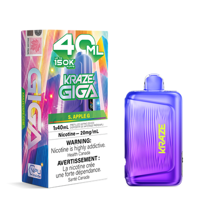 KRAZE GIGA 150K PUFFS (40ML) (AB)
