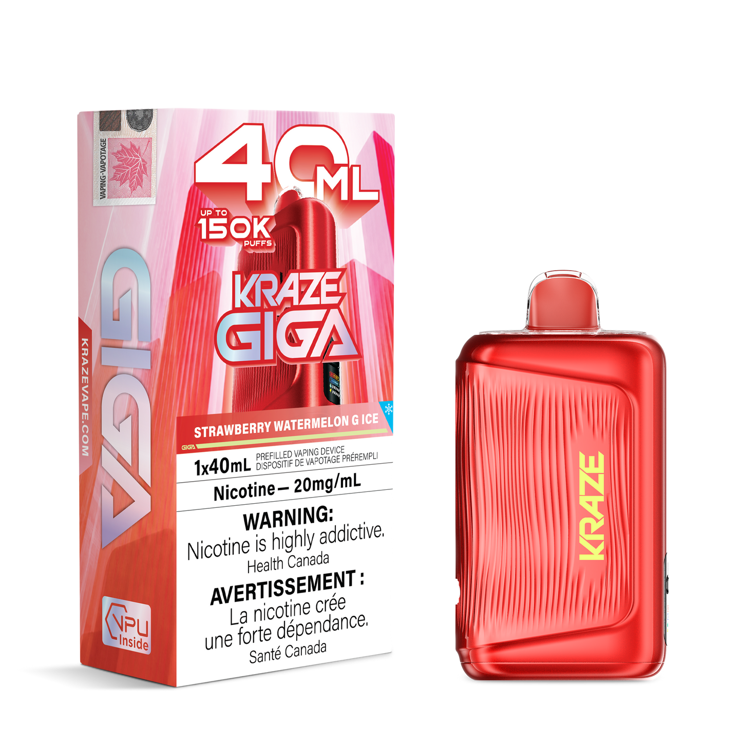 KRAZE GIGA 150K PUFFS (40ML) (AB)