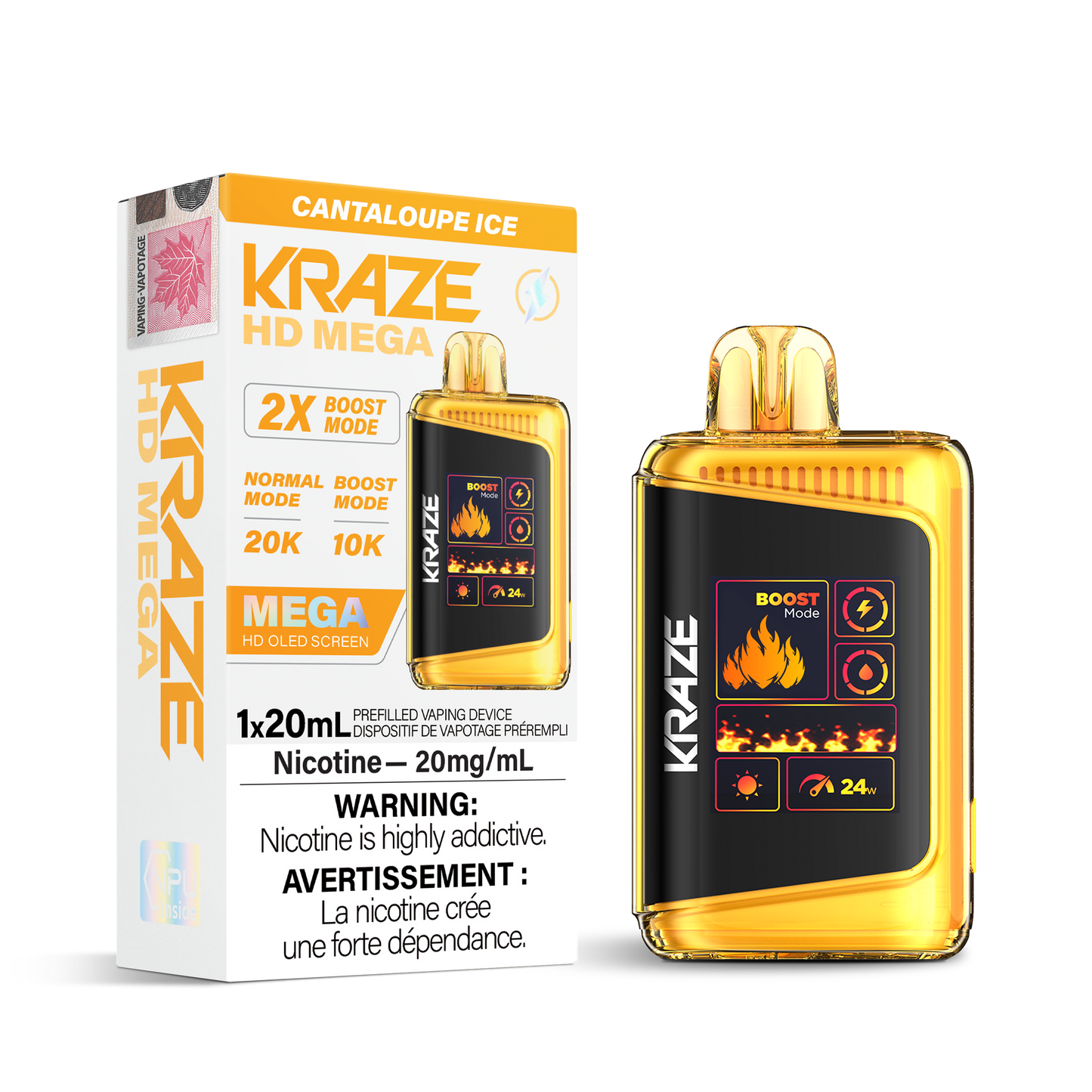 Kraze HD Mega 20K Puffs