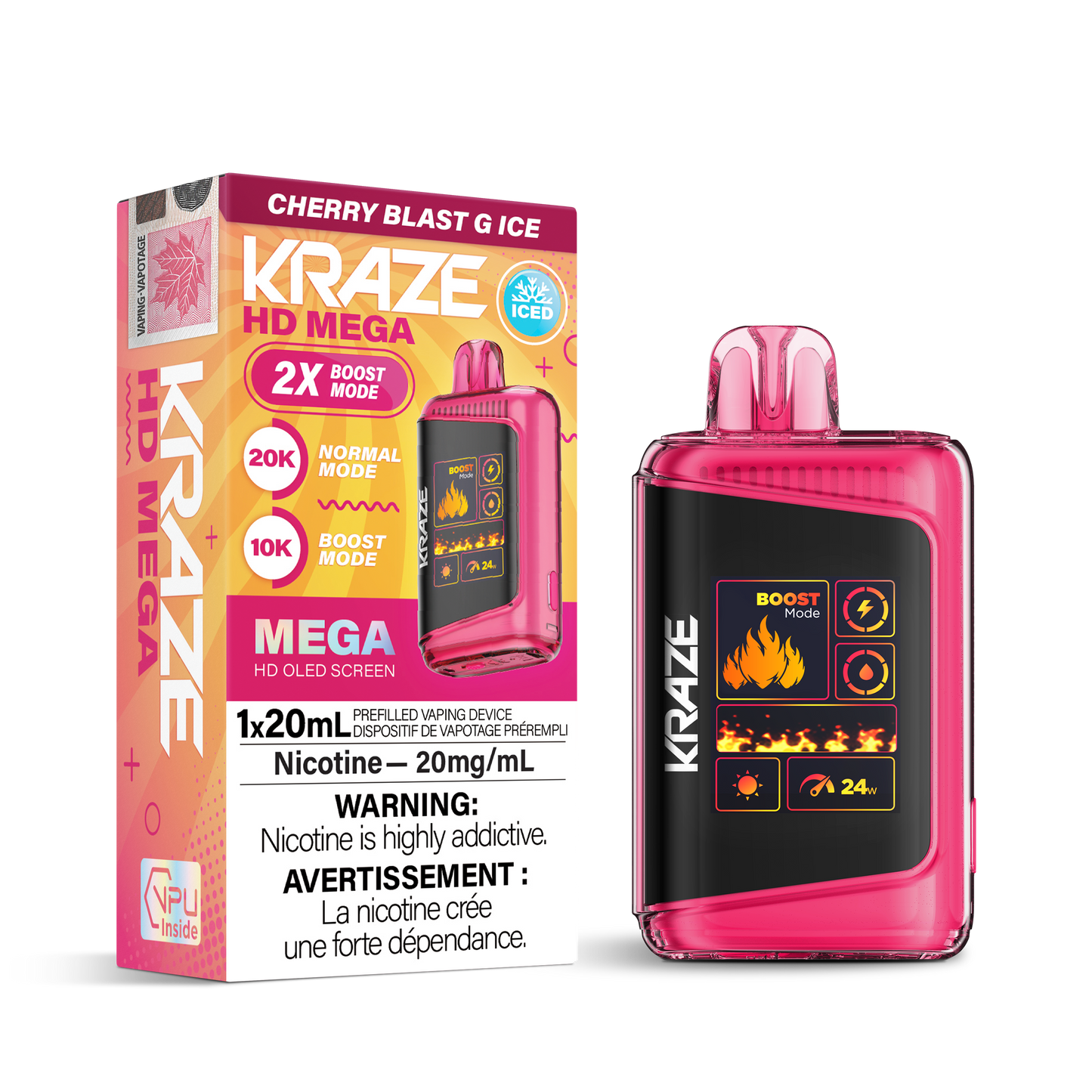 Kraze HD Mega 20K Puffs