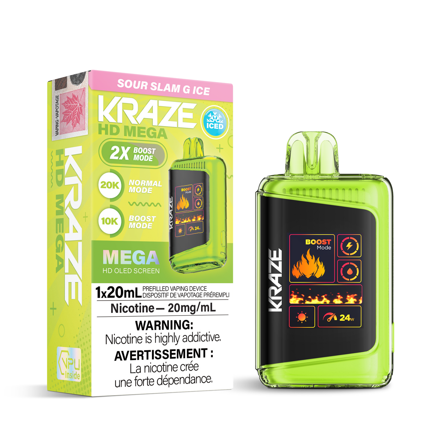 Kraze HD Mega 20K Puffs