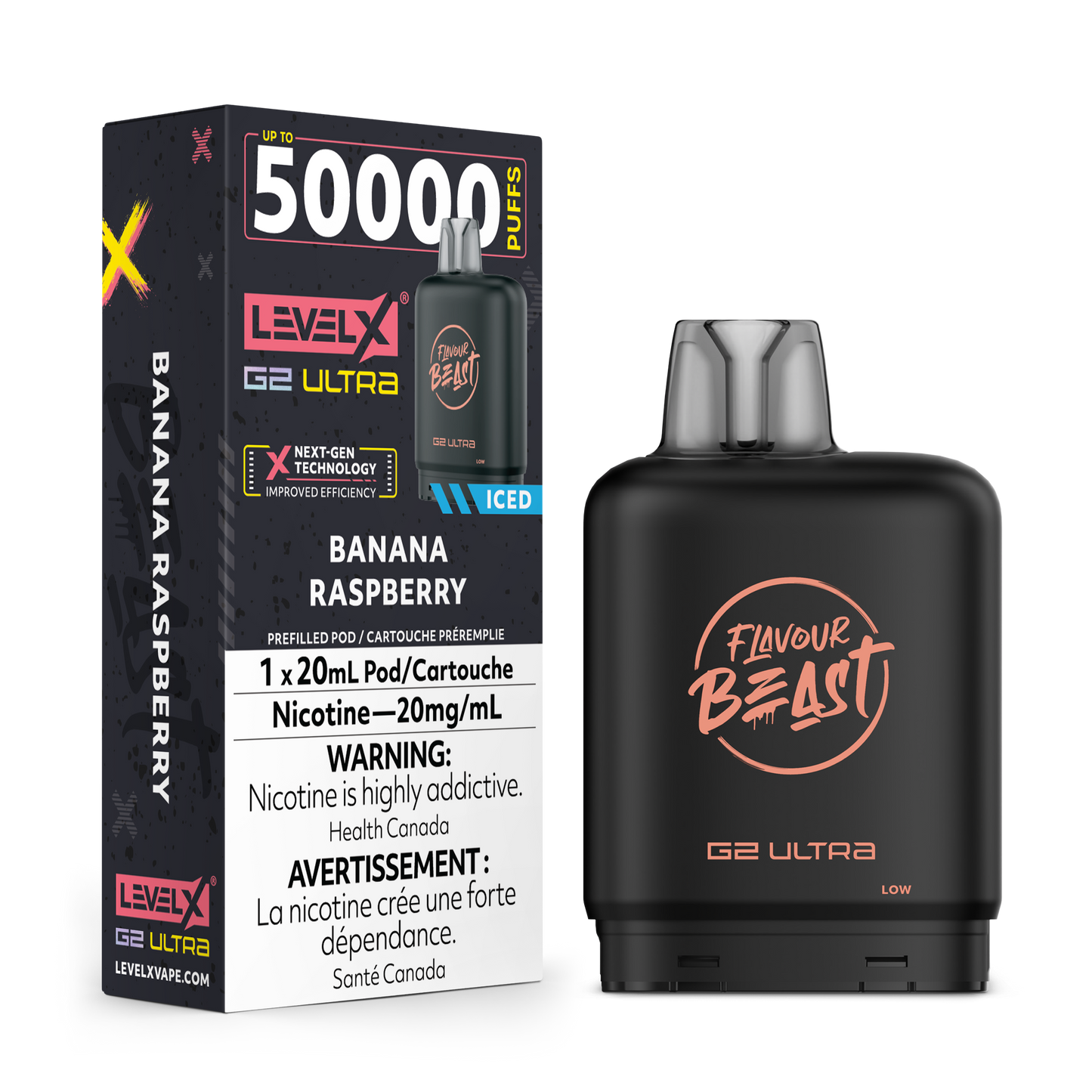 LEVEL X FLAVOUR BEAST G2 ULTRA 50K PUFFS (EXCISE AB)