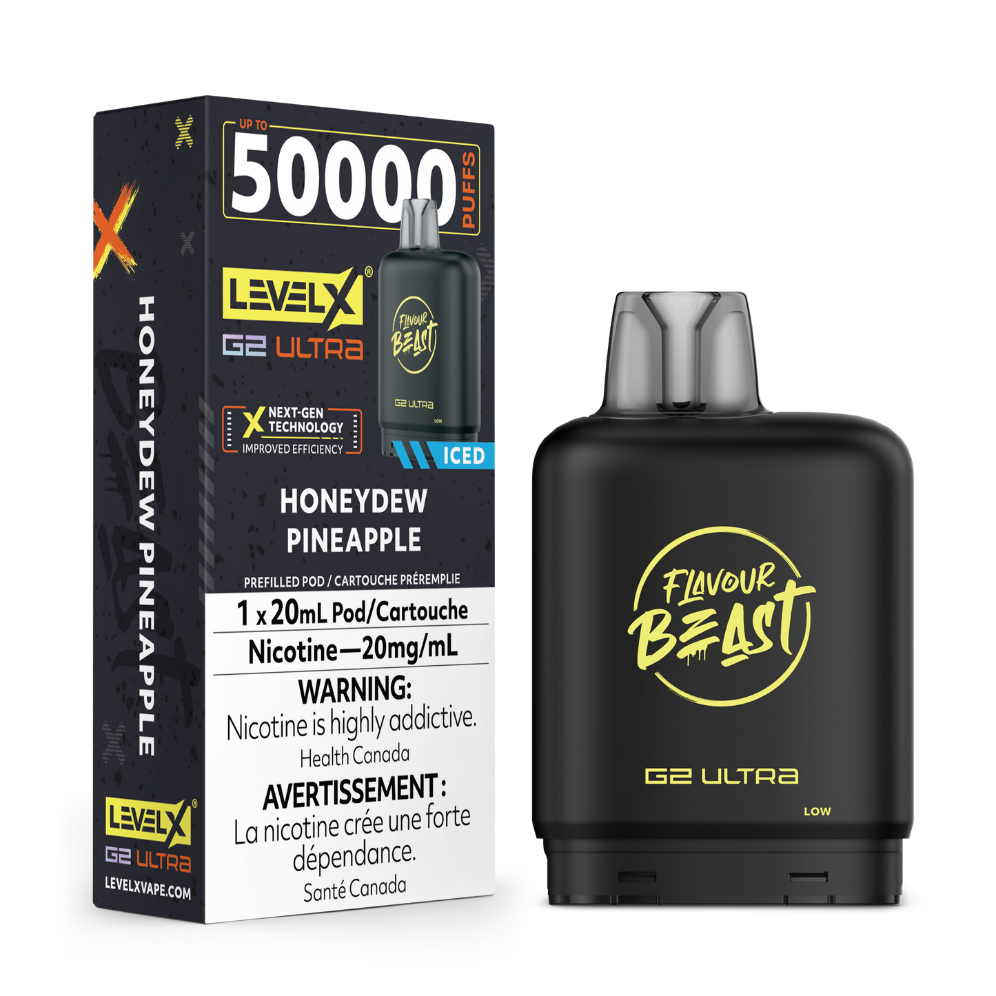 LEVEL X FLAVOUR BEAST G2 ULTRA 50K PUFFS (EXCISE AB)