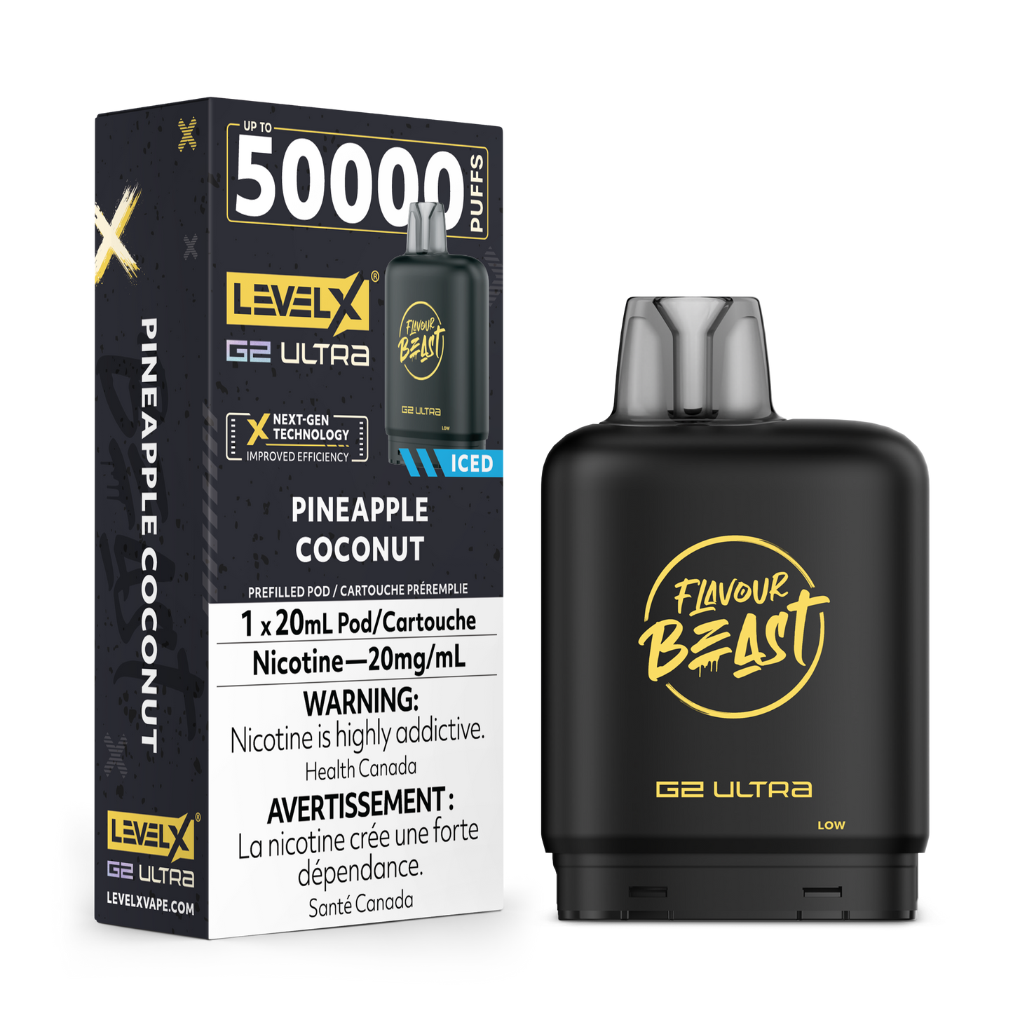 LEVEL X FLAVOUR BEAST G2 ULTRA 50K PUFFS (EXCISE AB)