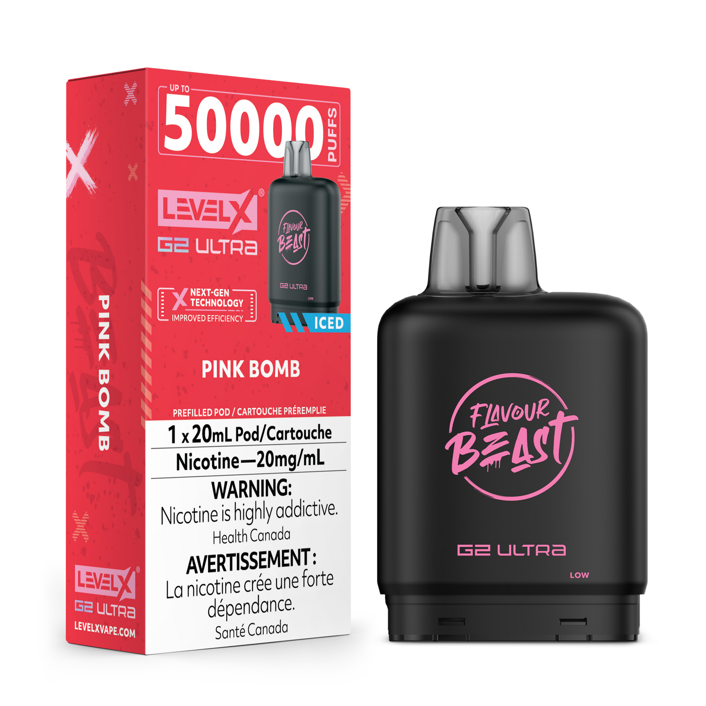 LEVEL X FLAVOUR BEAST G2 ULTRA 50K PUFFS (EXCISE AB)
