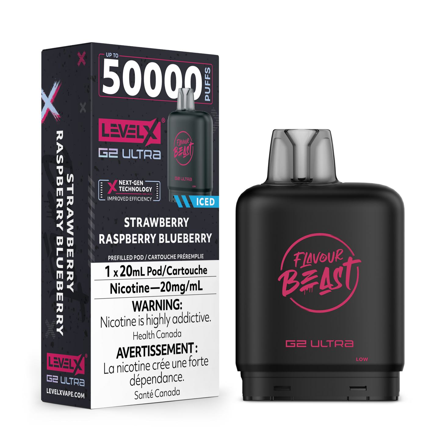 LEVEL X FLAVOUR BEAST G2 ULTRA 50K PUFFS (EXCISE AB)