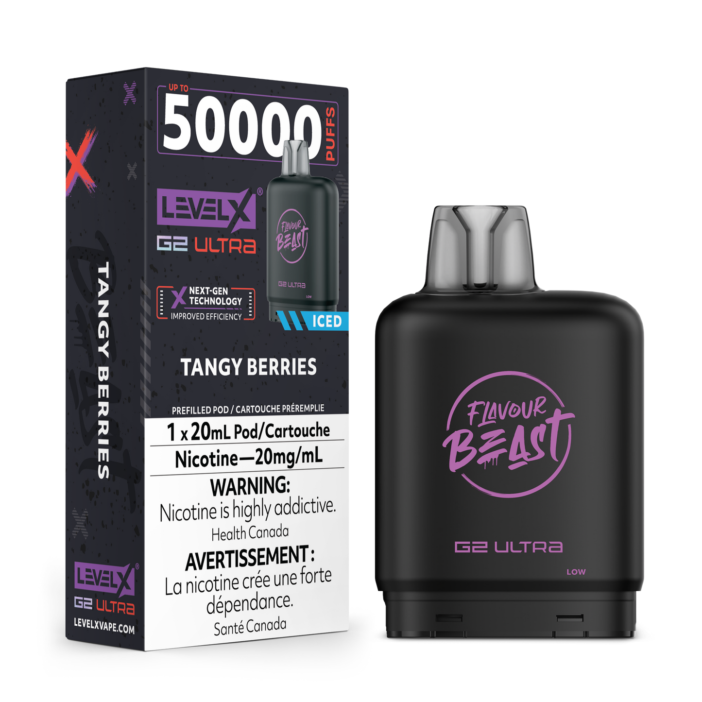 LEVEL X FLAVOUR BEAST G2 ULTRA 50K PUFFS (EXCISE AB)