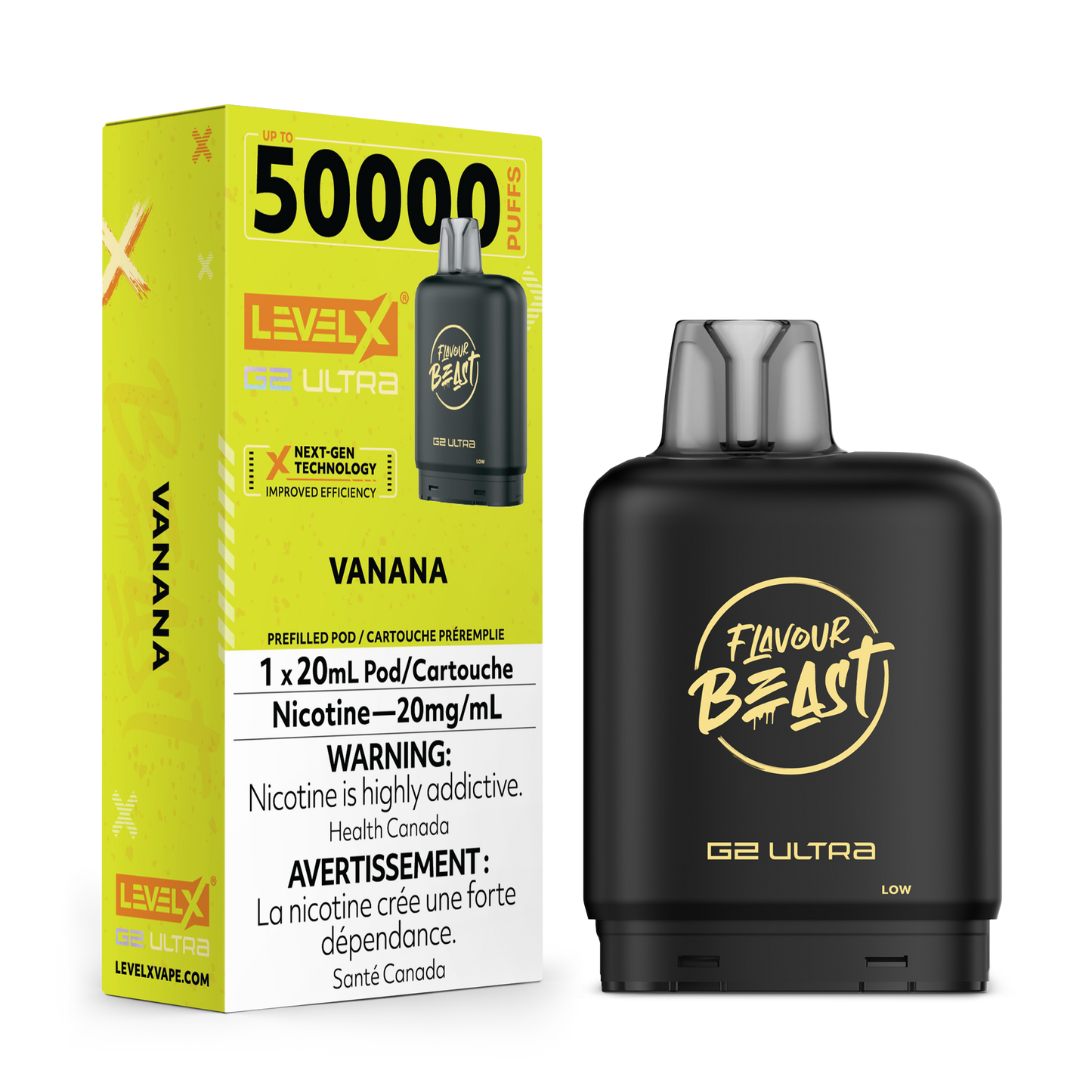 LEVEL X FLAVOUR BEAST G2 ULTRA 50K PUFFS (EXCISE AB)