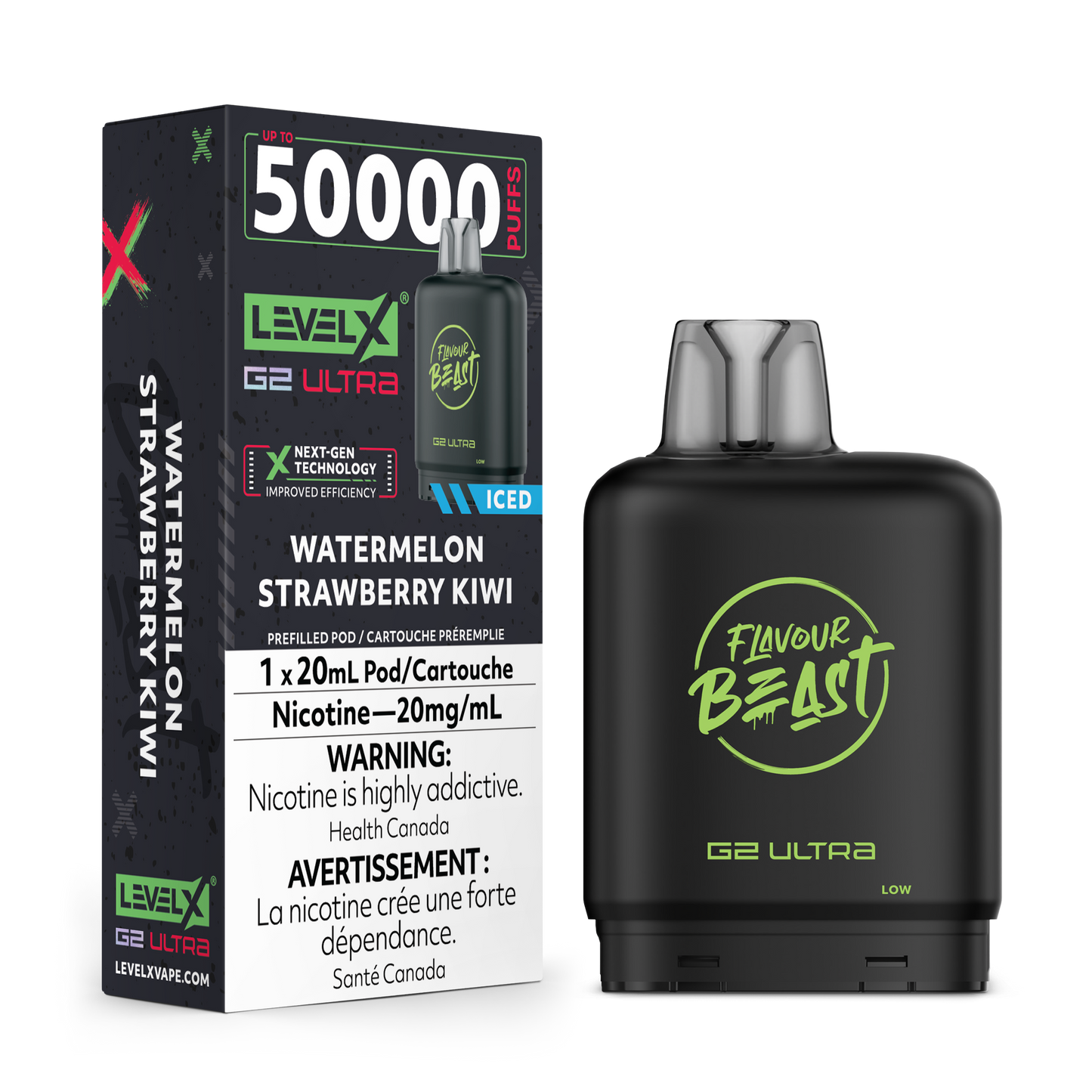 LEVEL X FLAVOUR BEAST G2 ULTRA 50K PUFFS (EXCISE AB)