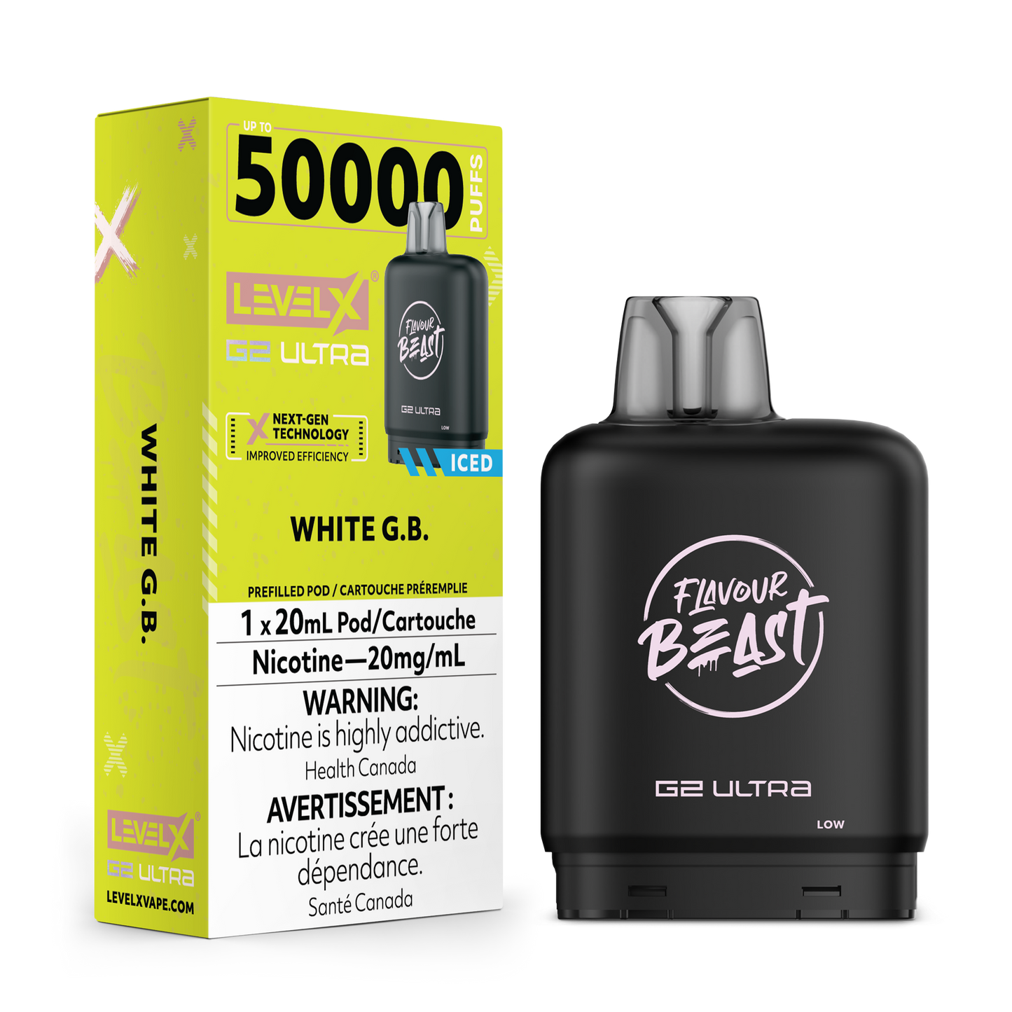 LEVEL X FLAVOUR BEAST G2 ULTRA 50K PUFFS (EXCISE AB)