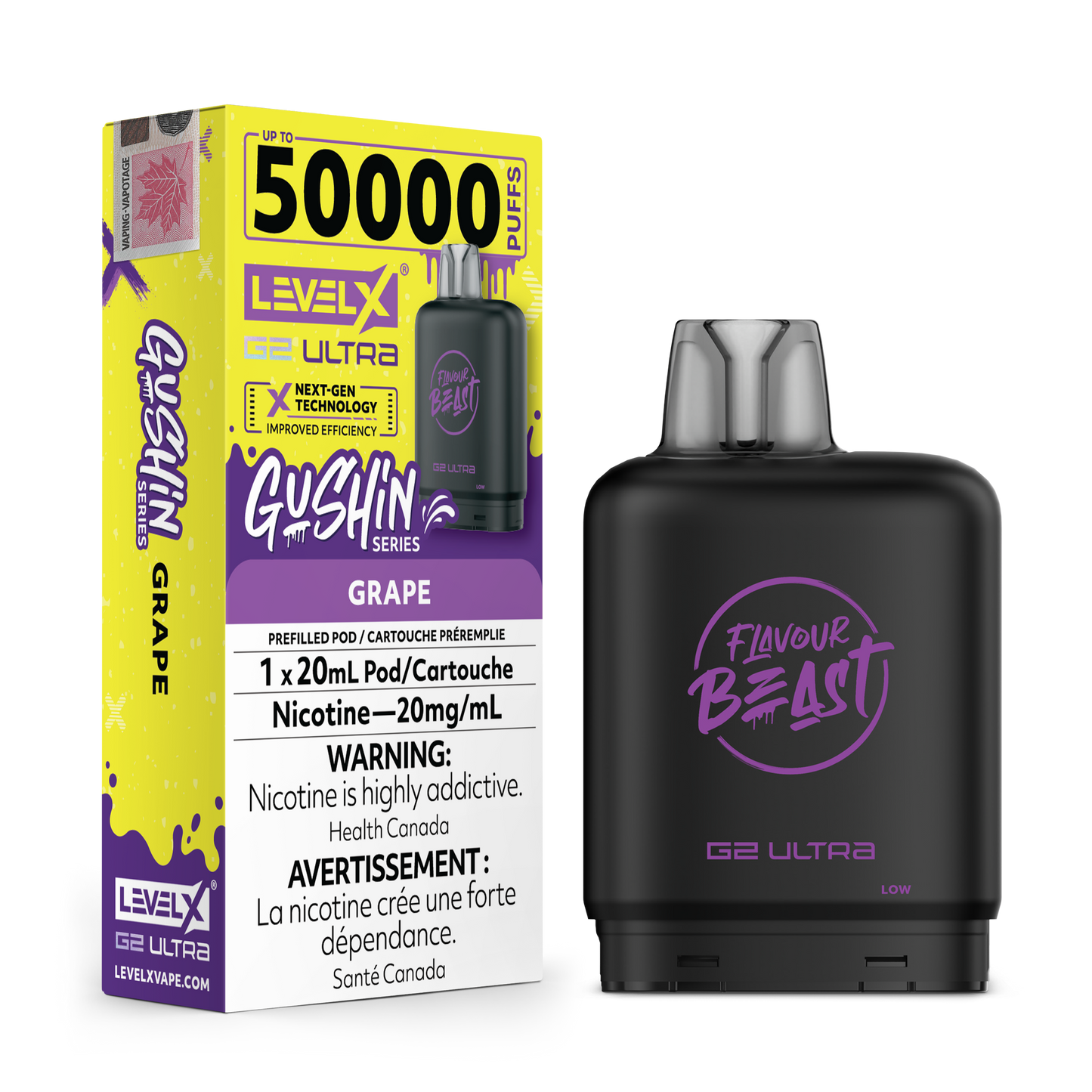 LEVEL X FLAVOUR BEAST G2 ULTRA 50K PUFFS (EXCISE AB)