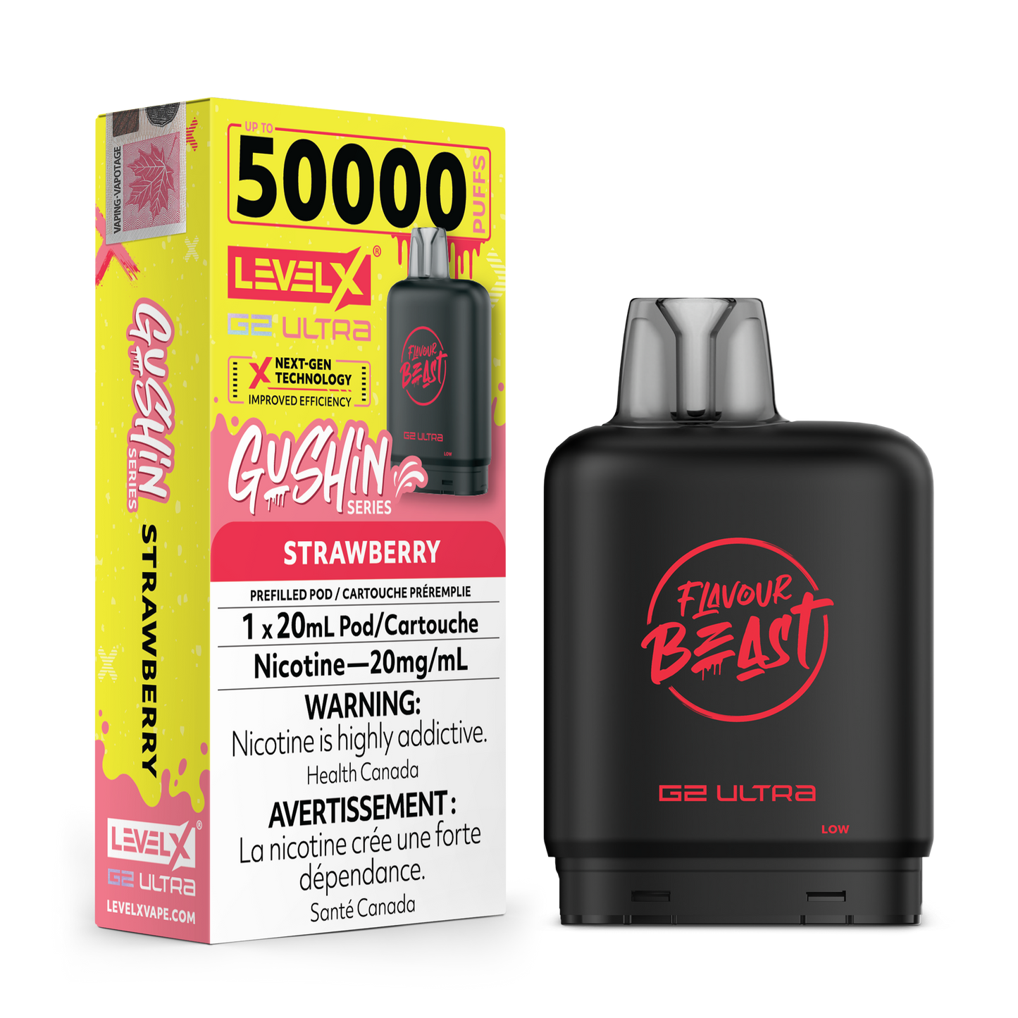 LEVEL X FLAVOUR BEAST G2 ULTRA 50K PUFFS (EXCISE AB)