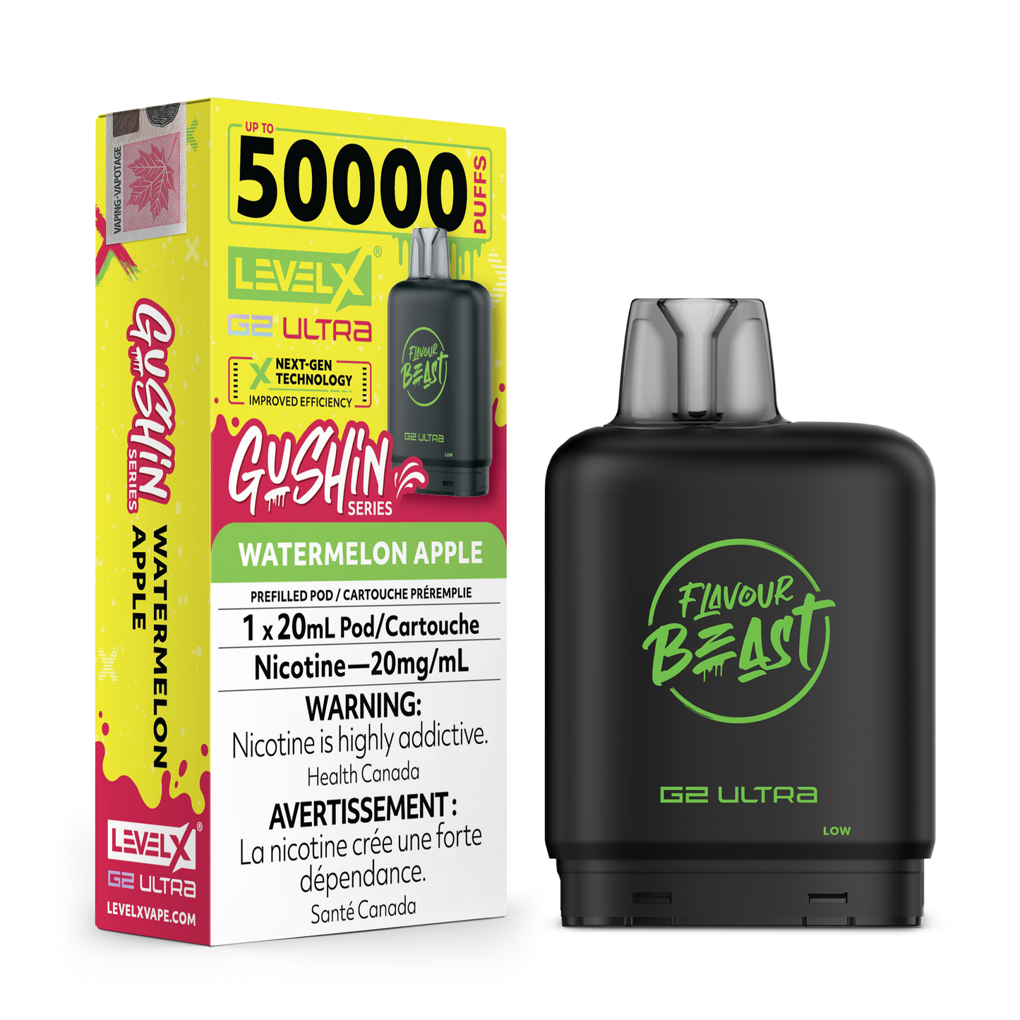 LEVEL X FLAVOUR BEAST G2 ULTRA 50K PUFFS (EXCISE AB)