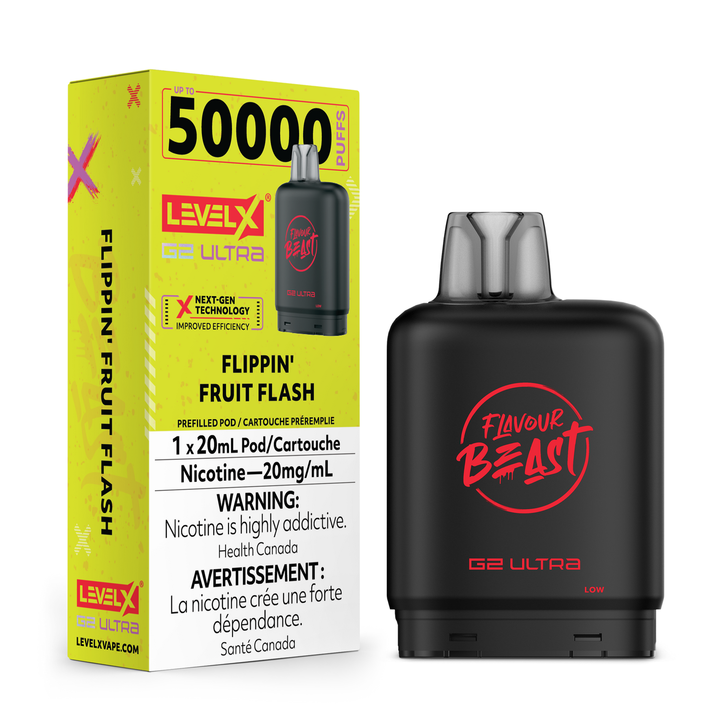 LEVEL X FLAVOUR BEAST G2 ULTRA 50K PUFFS (EXCISE AB)