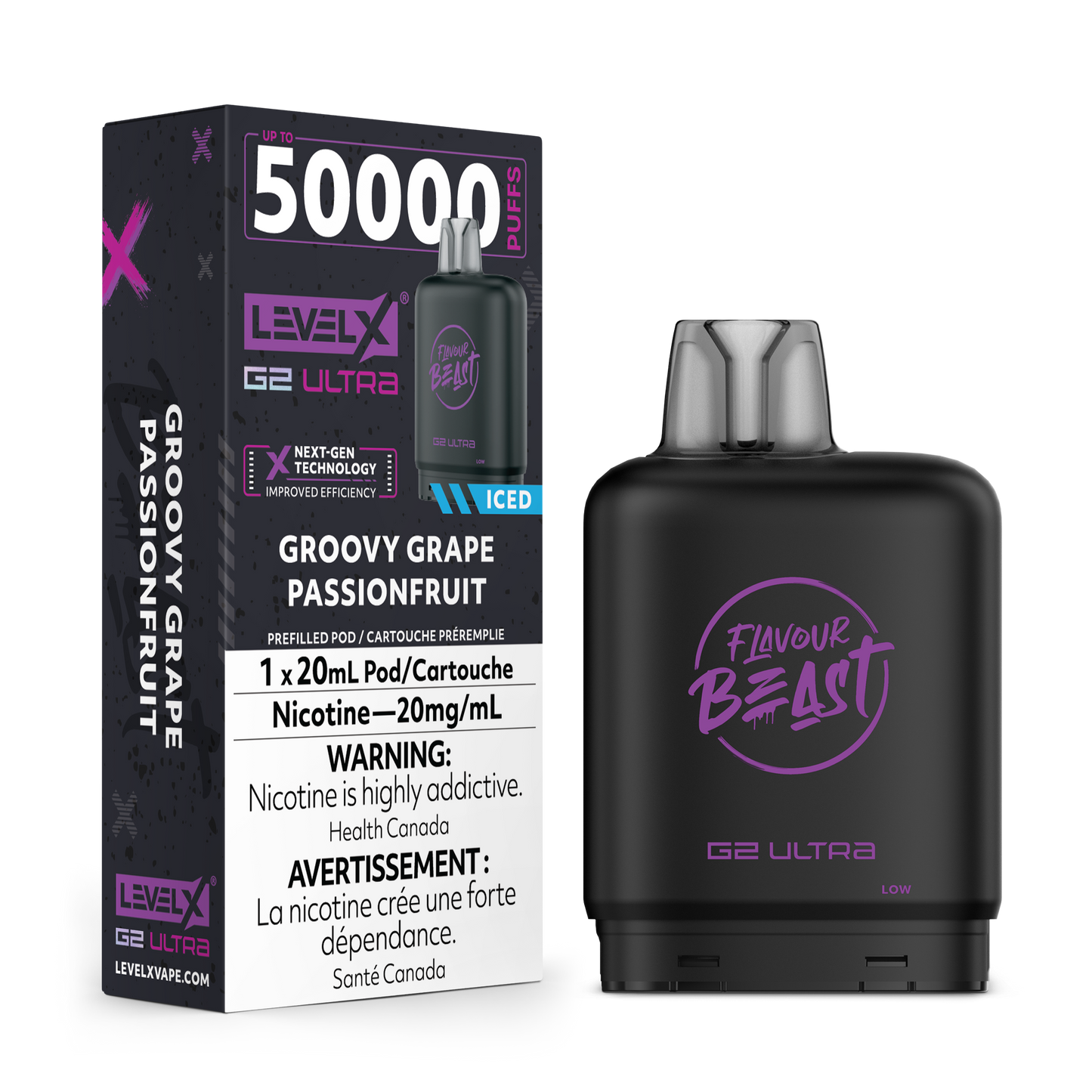 LEVEL X FLAVOUR BEAST G2 ULTRA 50K PUFFS (EXCISE AB)