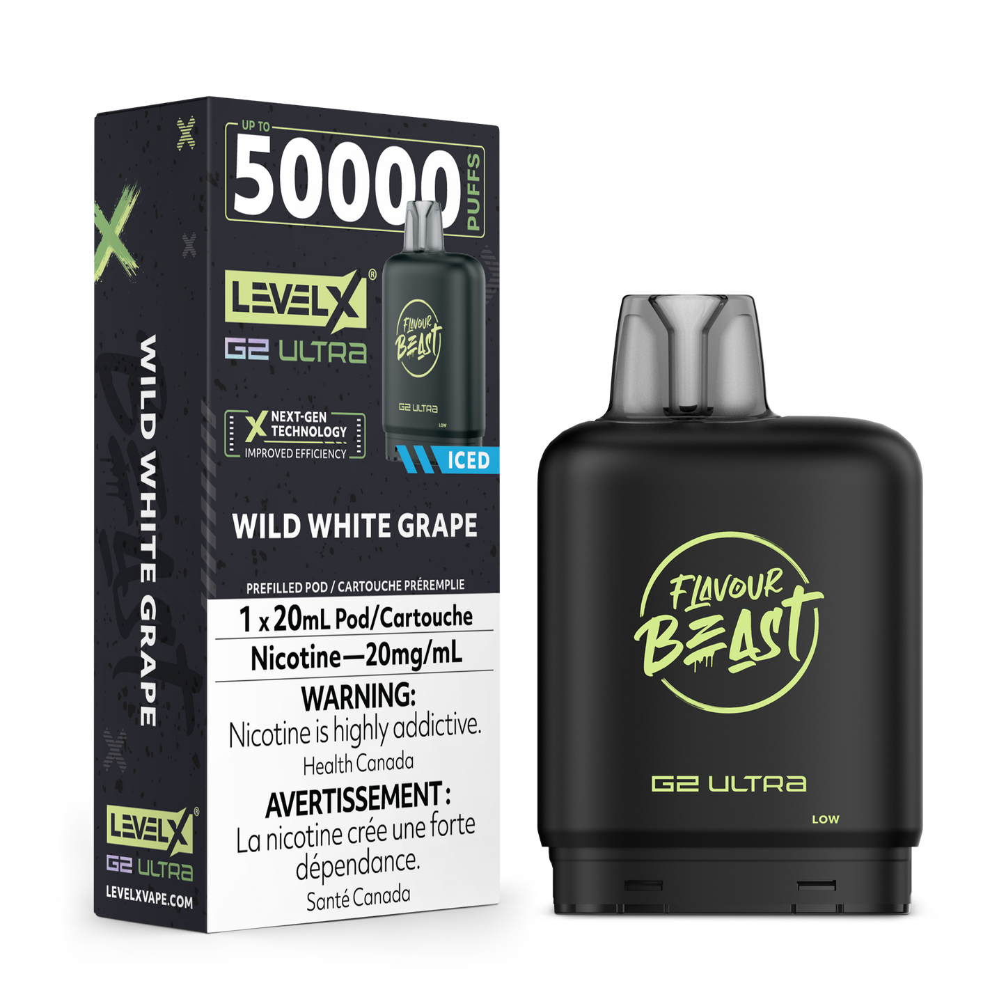 LEVEL X FLAVOUR BEAST G2 ULTRA 50K PUFFS (EXCISE AB)