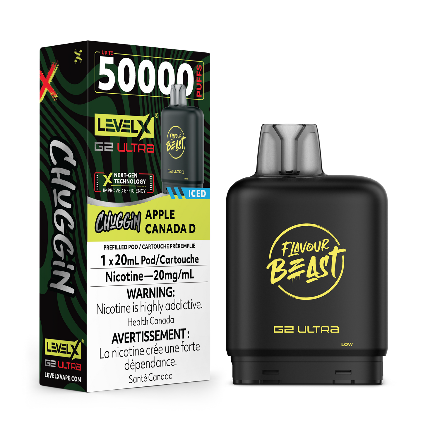 LEVEL X FLAVOUR BEAST G2 ULTRA 50K PUFFS (EXCISE AB)