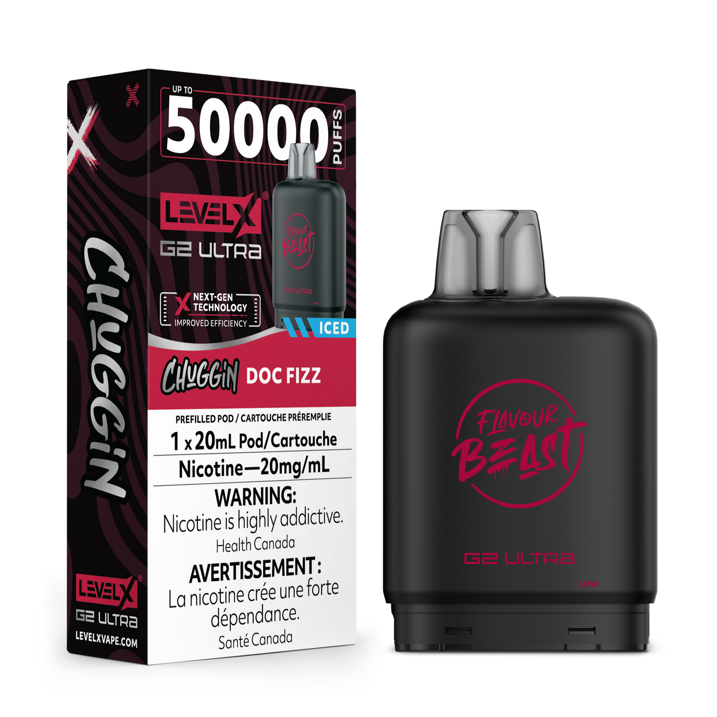 LEVEL X FLAVOUR BEAST G2 ULTRA 50K PUFFS (EXCISE AB)