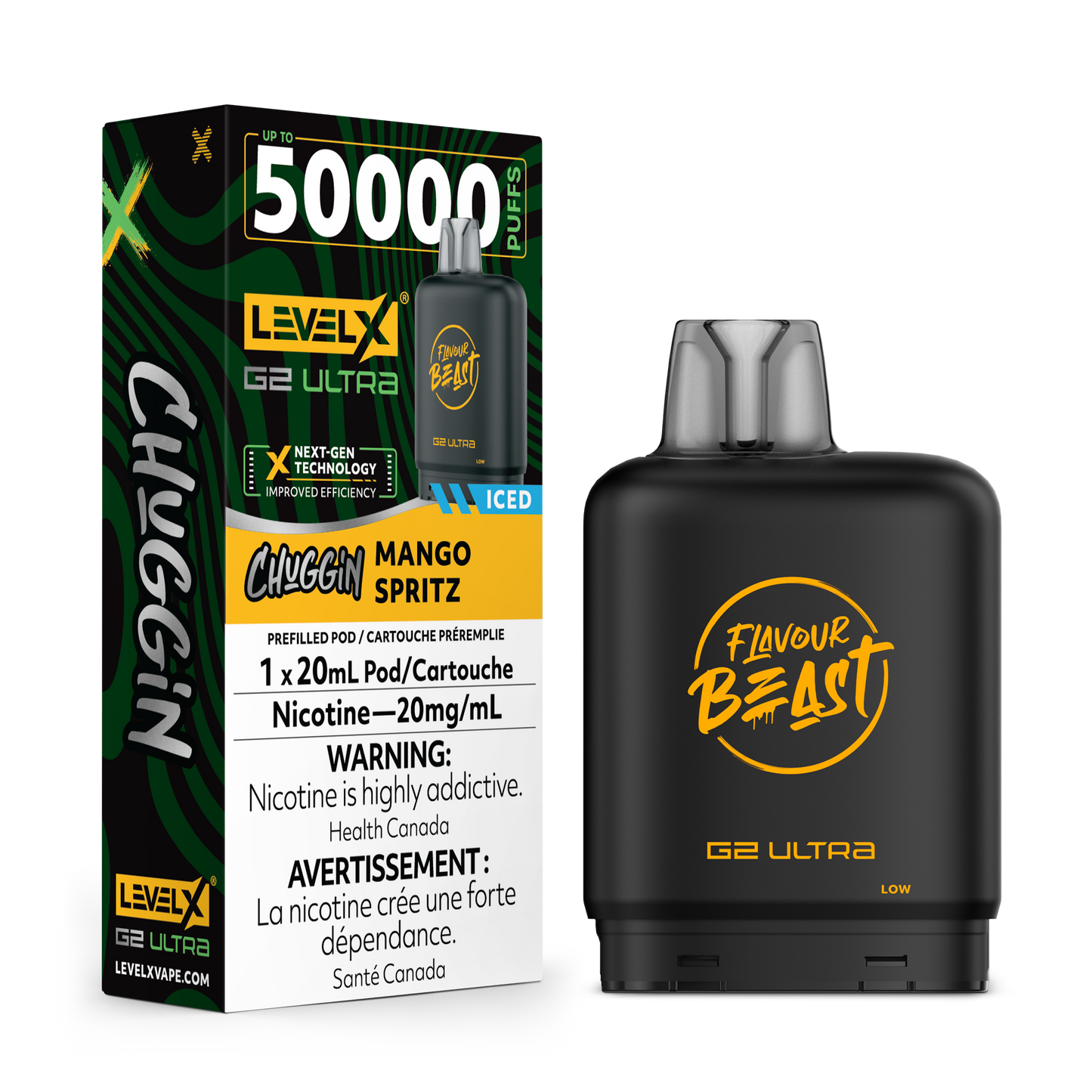 LEVEL X FLAVOUR BEAST G2 ULTRA 50K PUFFS (EXCISE AB)