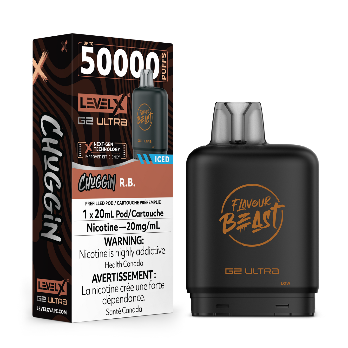 LEVEL X FLAVOUR BEAST G2 ULTRA 50K PUFFS (EXCISE AB)