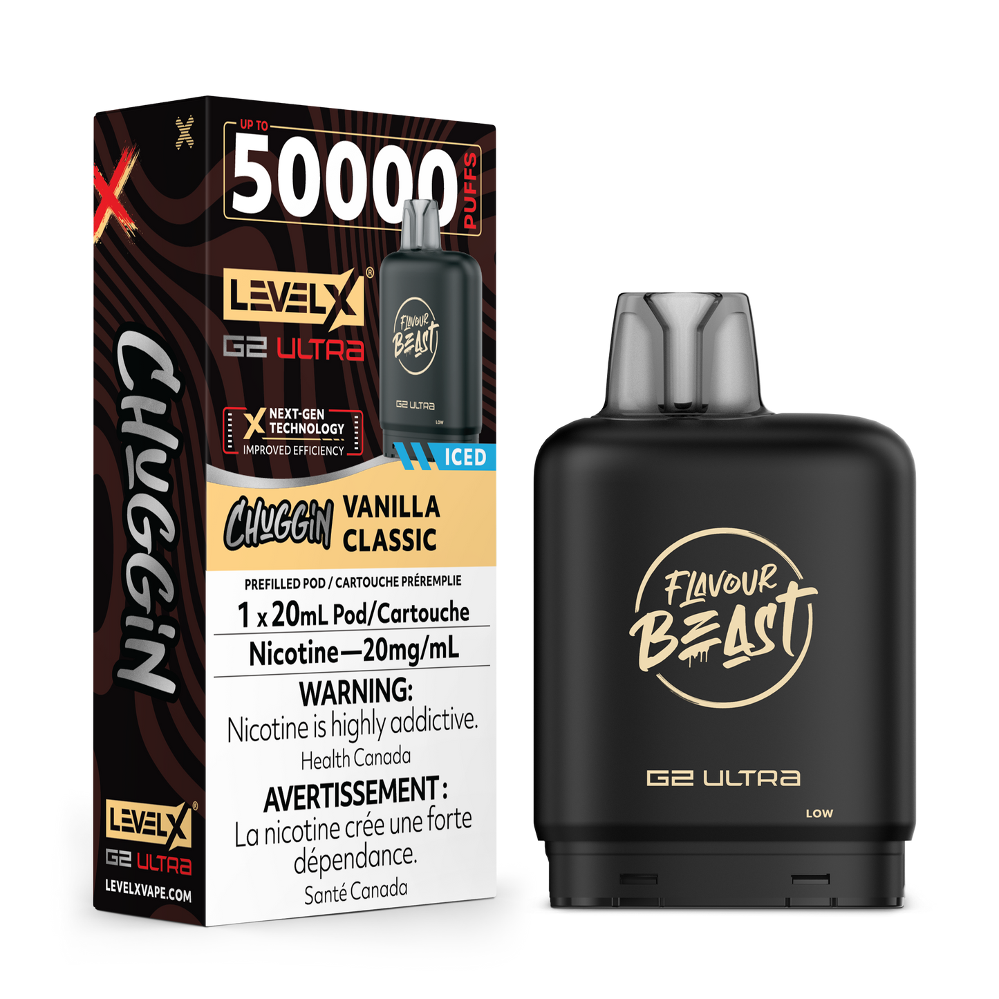 LEVEL X FLAVOUR BEAST G2 ULTRA 50K PUFFS (EXCISE AB)