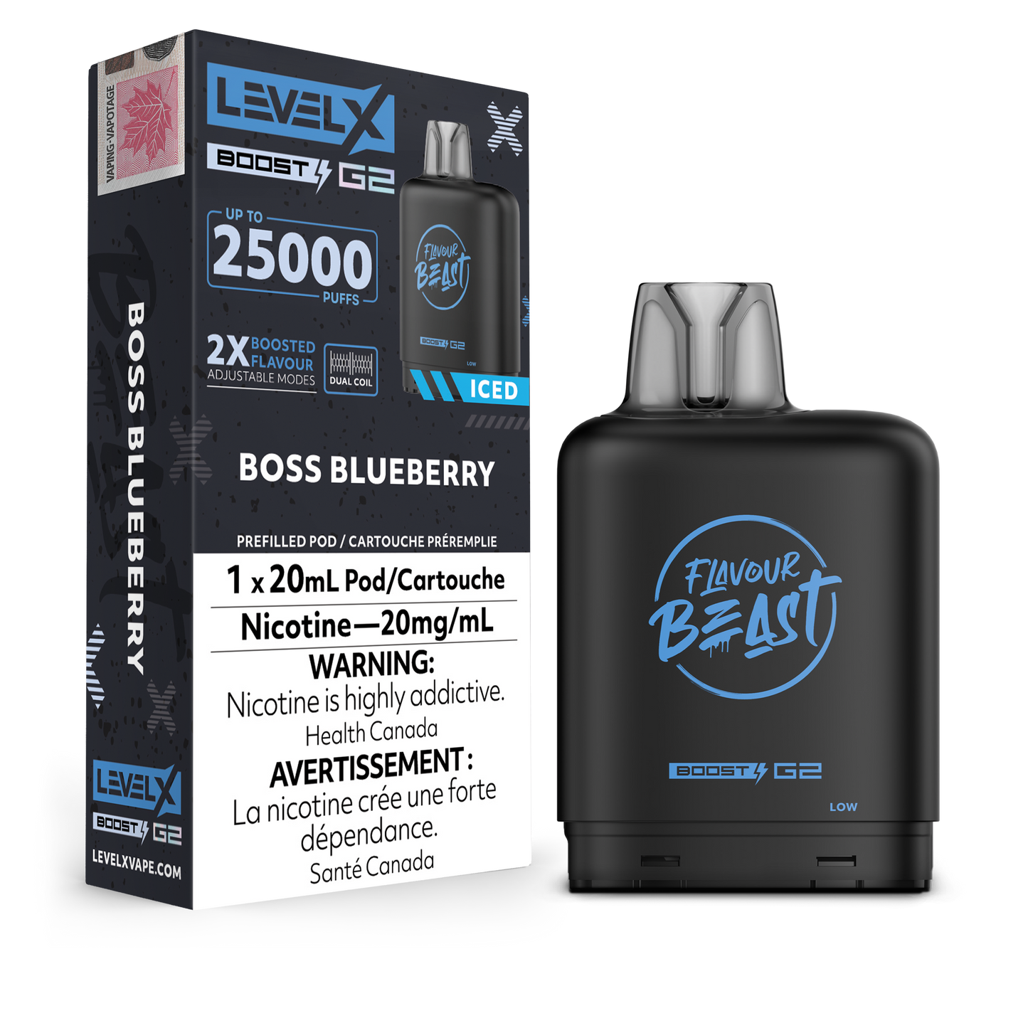 LEVEL X FLAVOUR BEAST BOOST G2 25K PUFFS