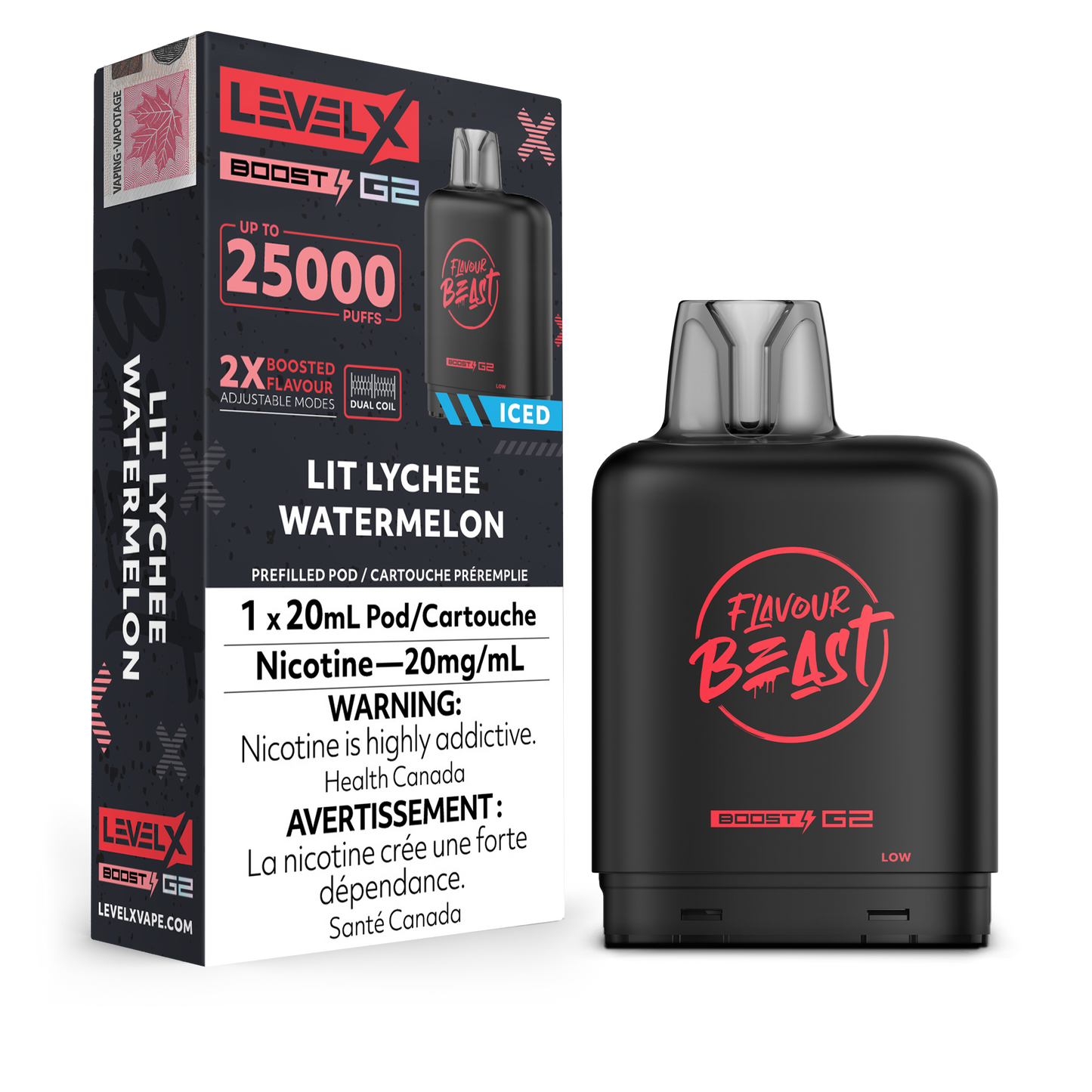 LEVEL X FLAVOUR BEAST BOOST G2 25K PUFFS