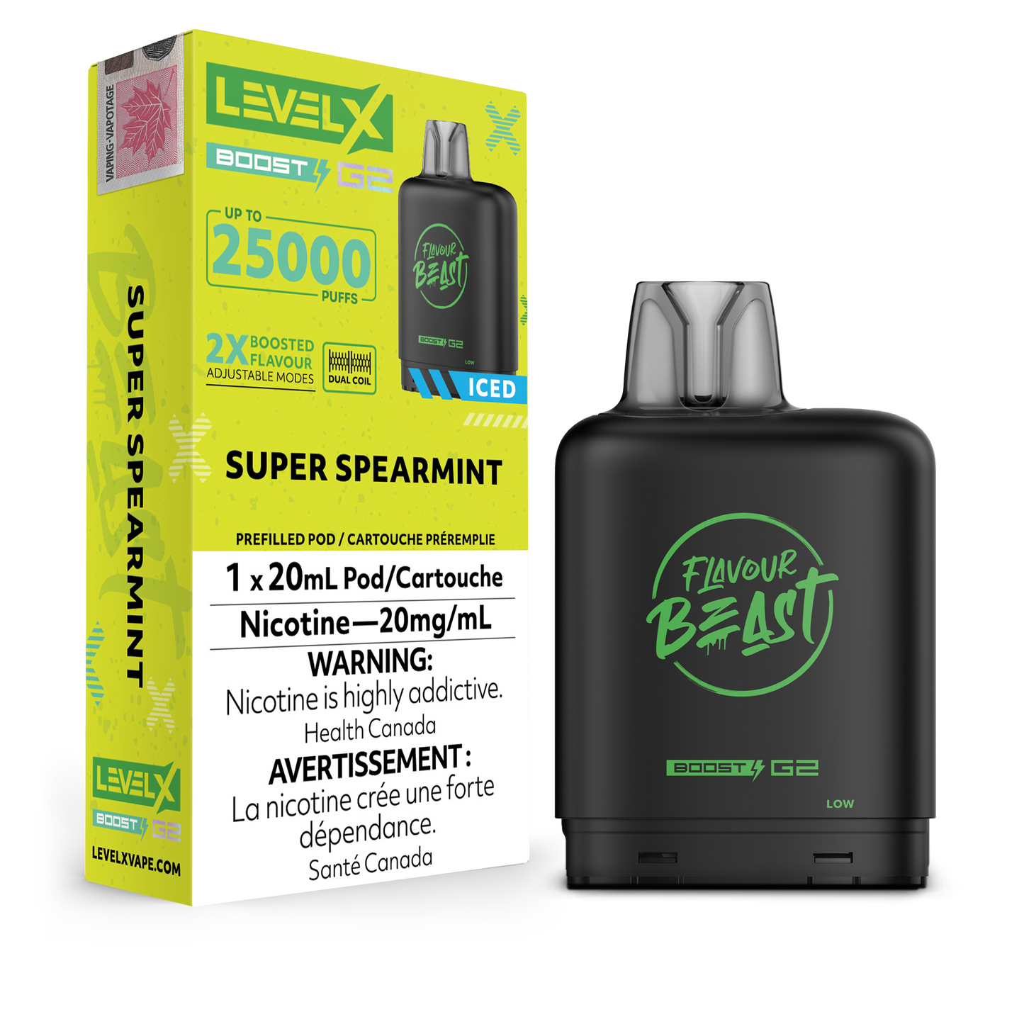 LEVEL X FLAVOUR BEAST BOOST G2 25K PUFFS