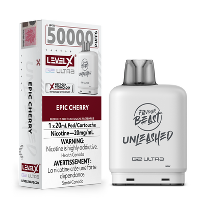 LEVEL X FLAVOUR BEAST UNLEASHED G2 ULTRA POD 50K PUFFS (EXCISE AB)