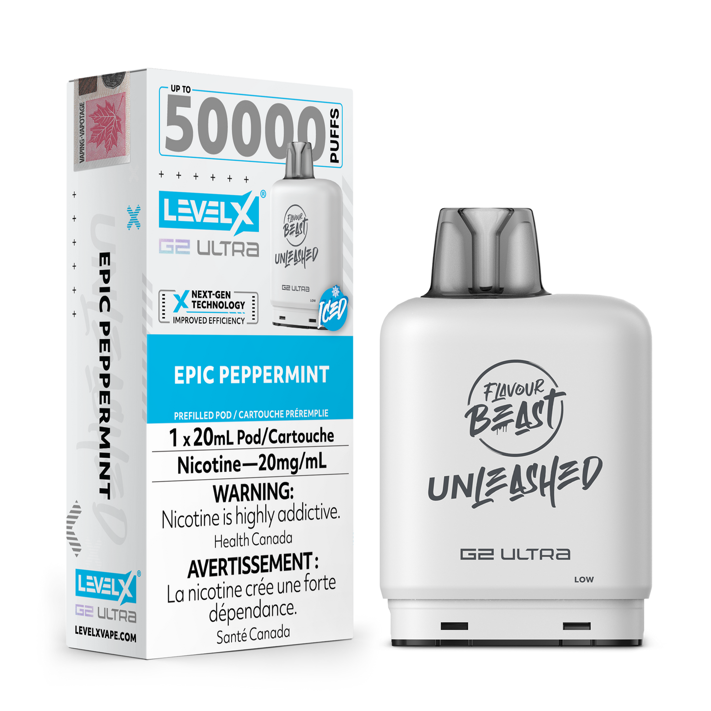 LEVEL X FLAVOUR BEAST UNLEASHED G2 ULTRA POD 50K PUFFS (EXCISE AB)