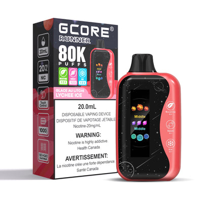 GCORE RUNNER 80K PUFFS (EXCISE AB)
