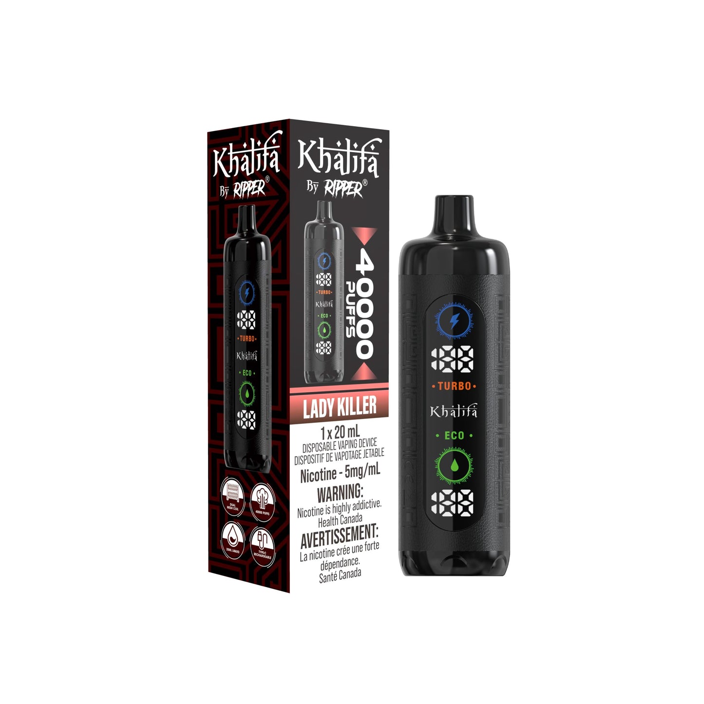 KHALIFA BAR UP TO 40K PUFFS