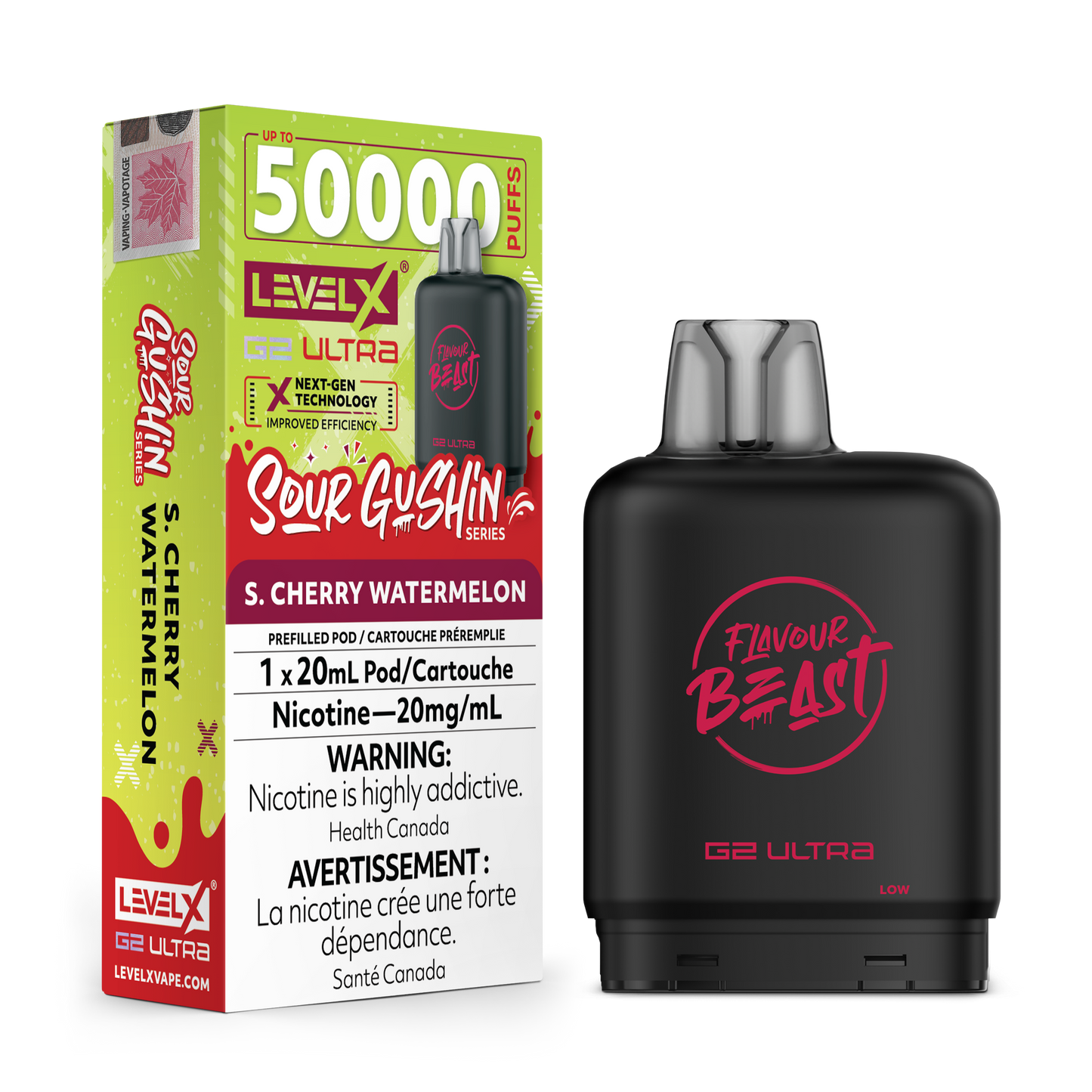 LEVEL X FLAVOUR BEAST G2 ULTRA 50K PUFFS (EXCISE AB)