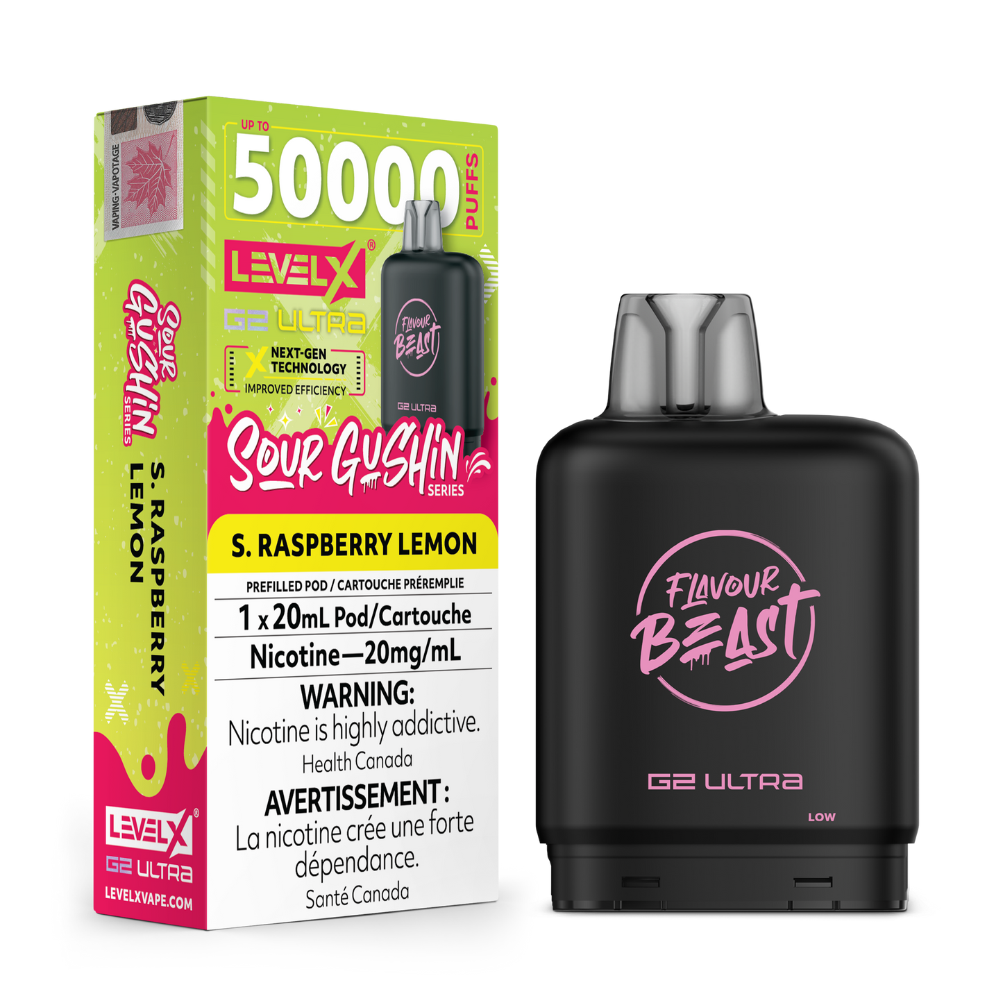 LEVEL X FLAVOUR BEAST G2 ULTRA 50K PUFFS (EXCISE AB)
