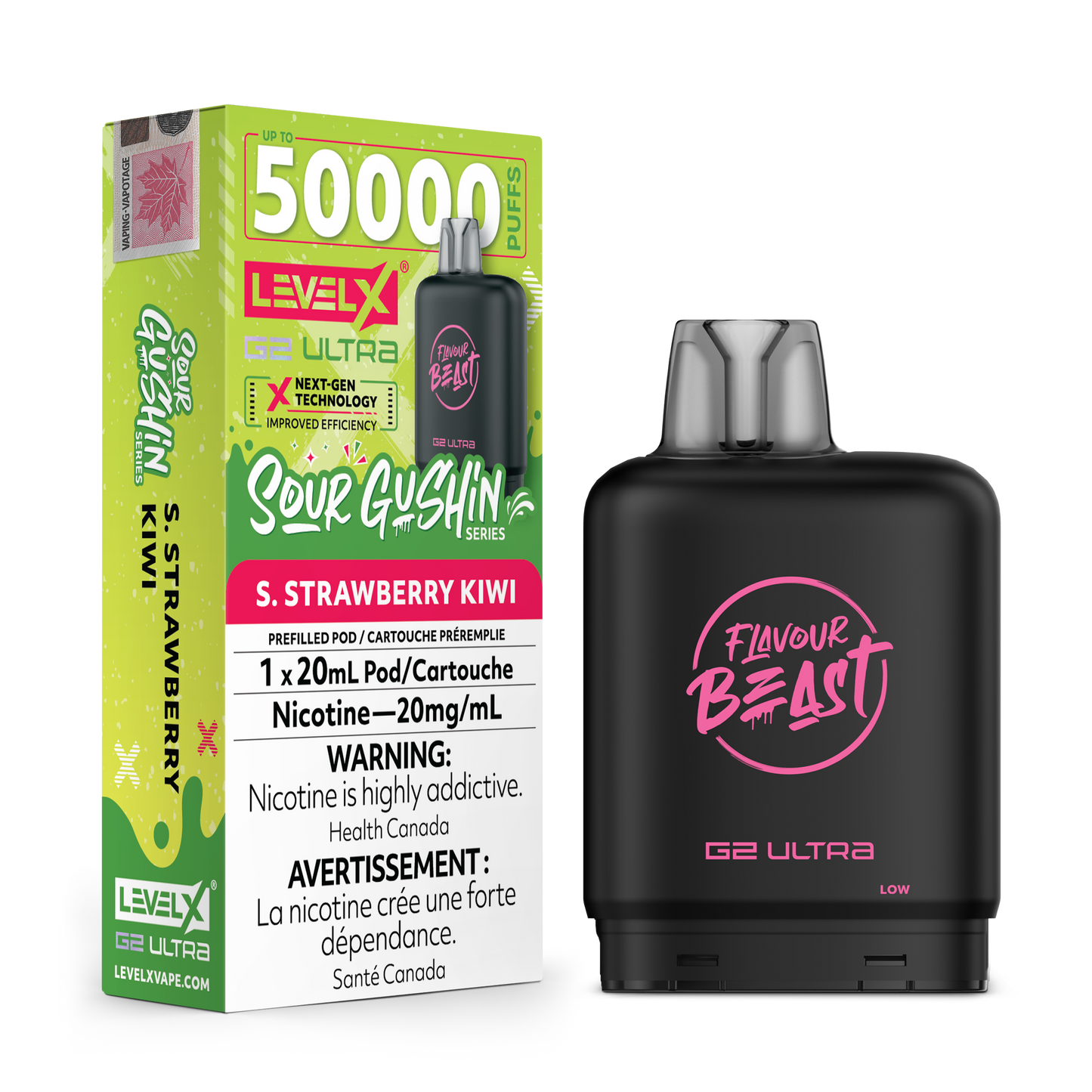 LEVEL X FLAVOUR BEAST G2 ULTRA 50K PUFFS (EXCISE AB)