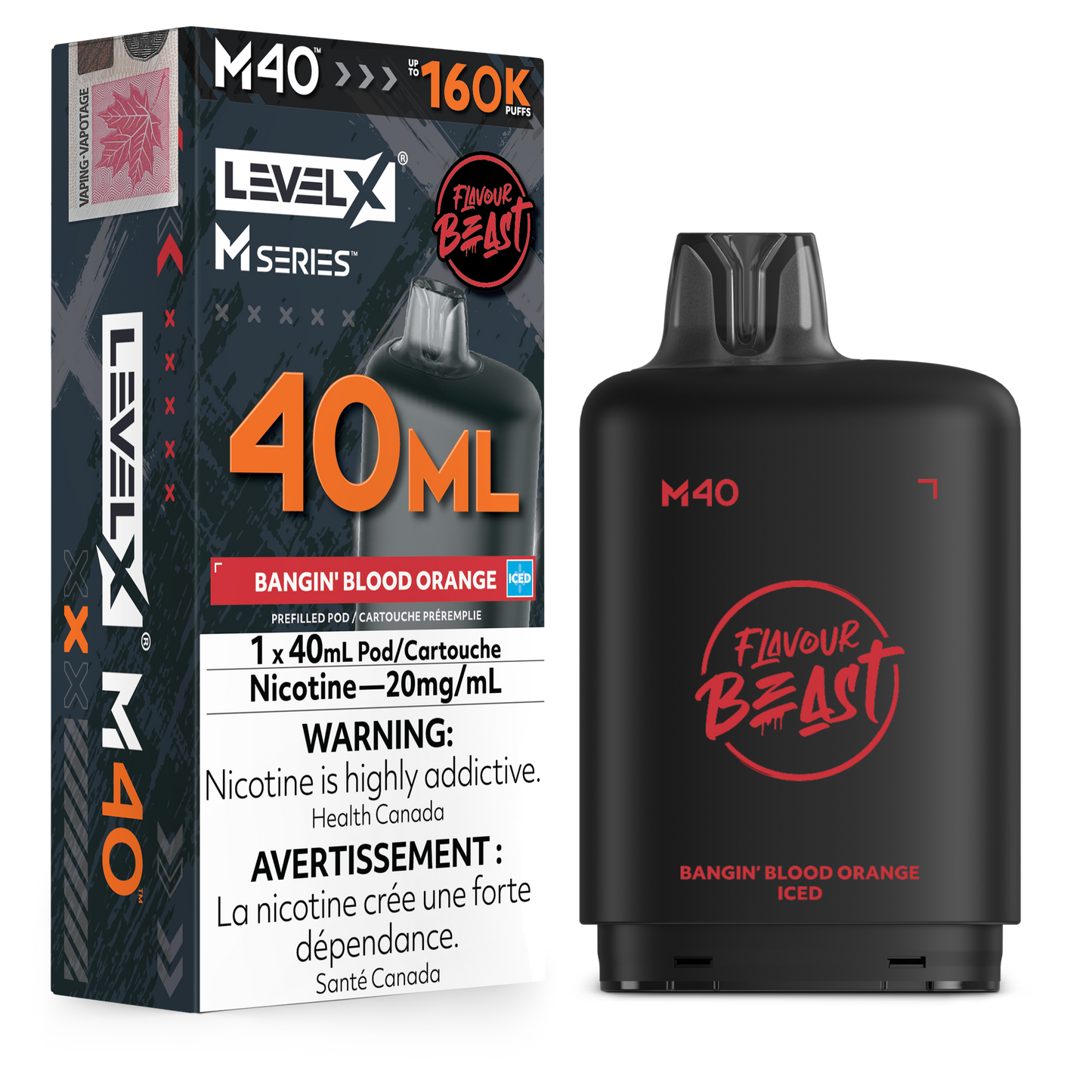 LEVEL X M SERIES PODS 40ML 160K PUFFS (AB)