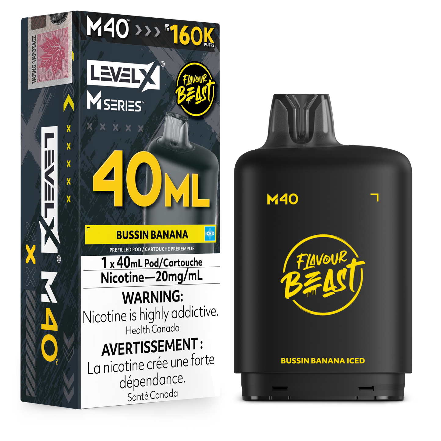 LEVEL X M SERIES PODS 40ML 160K PUFFS (AB)