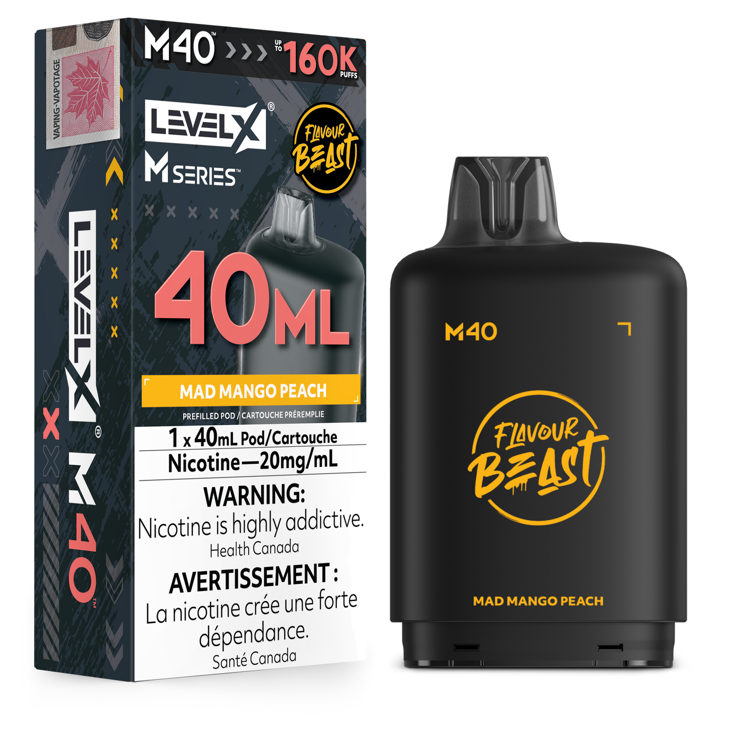 LEVEL X M SERIES PODS 40ML 160K PUFFS (AB)