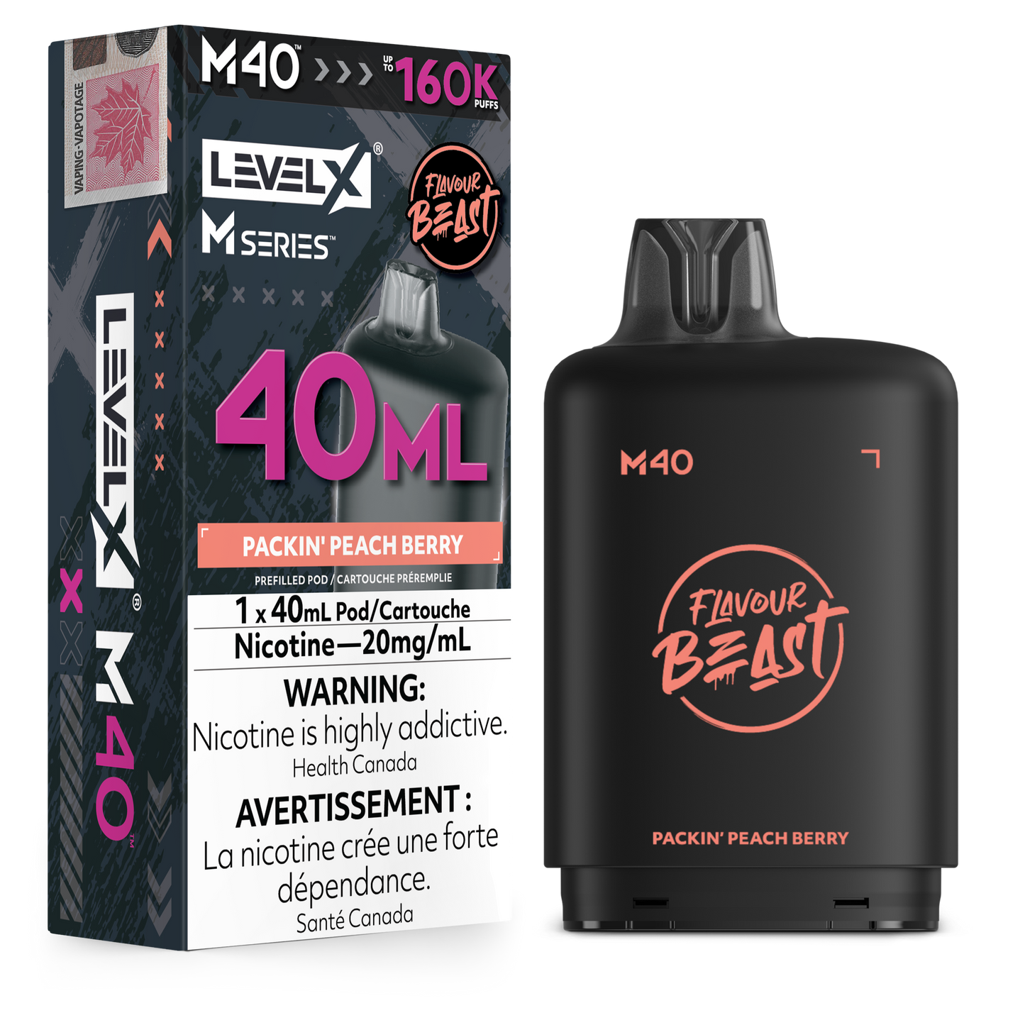 LEVEL X M SERIES PODS 40ML 160K PUFFS (AB)