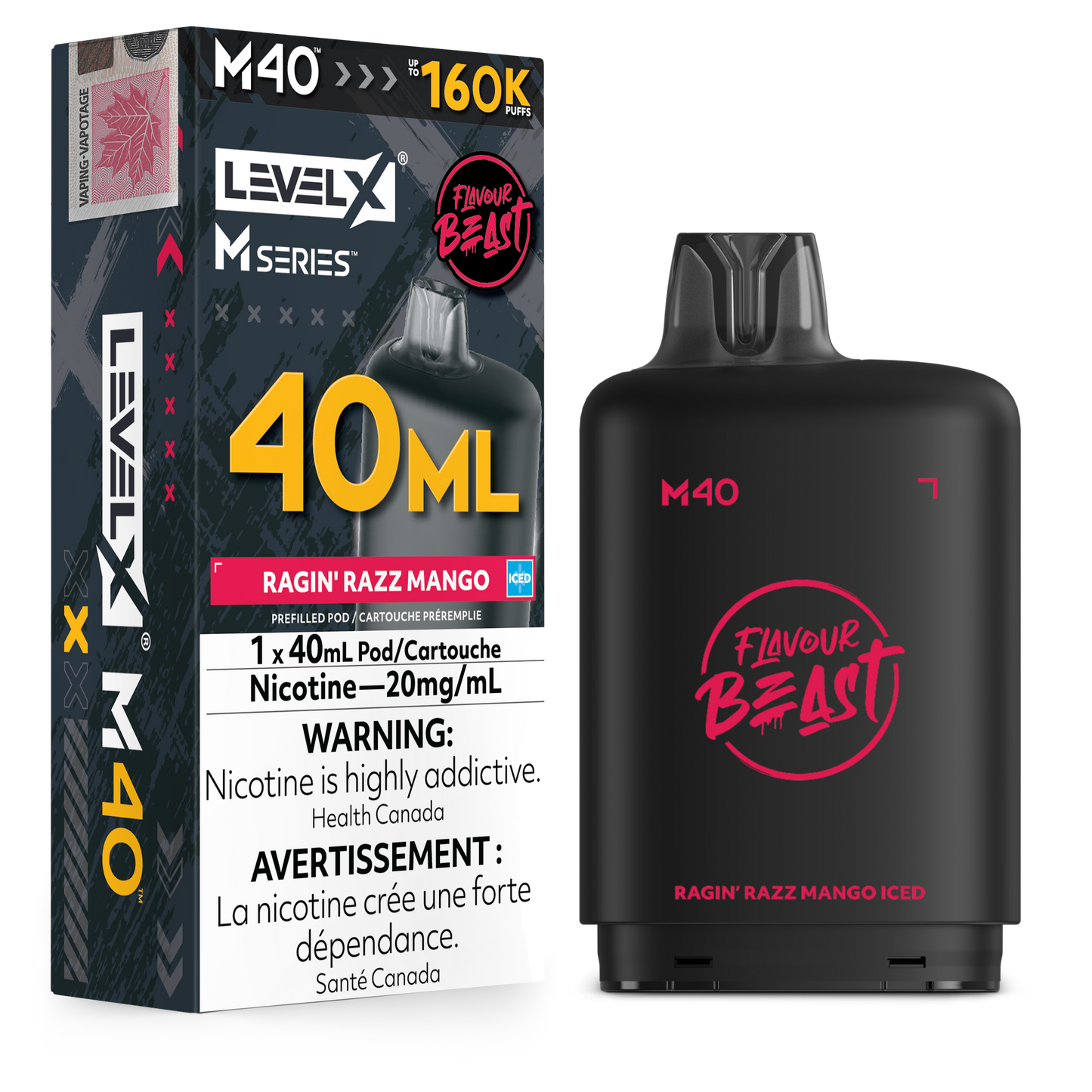 LEVEL X M SERIES PODS 40ML 160K PUFFS (AB)