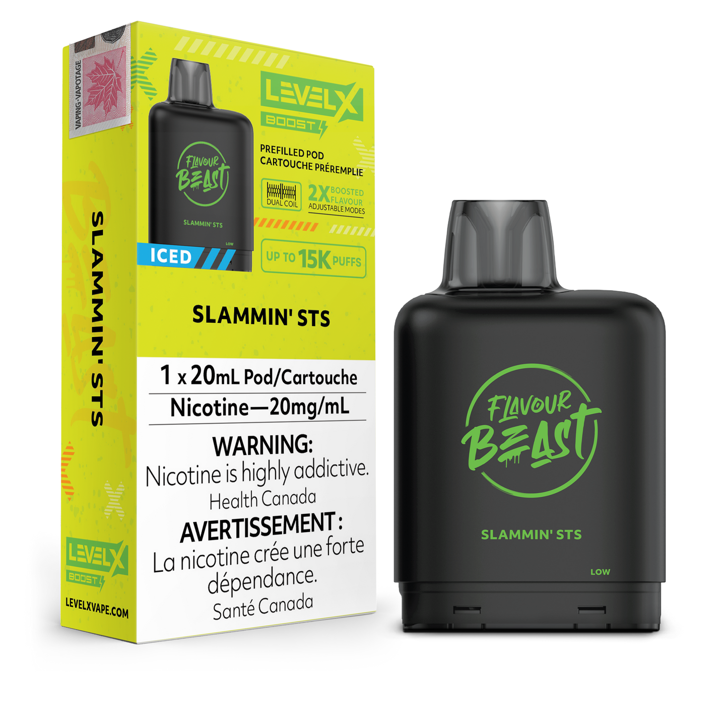 LEVEL X FLAVOUR BEAST BOOST 15K PUFFS